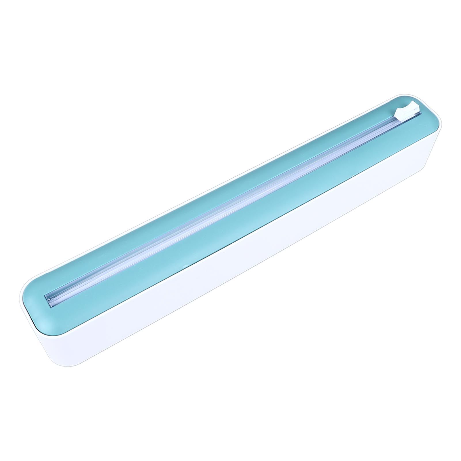 Reusable Cling Film Dispenser Magnetic Refillable Plastic Wrap Dispenser with Cutter Magnetic Stripe White Green - Image 7