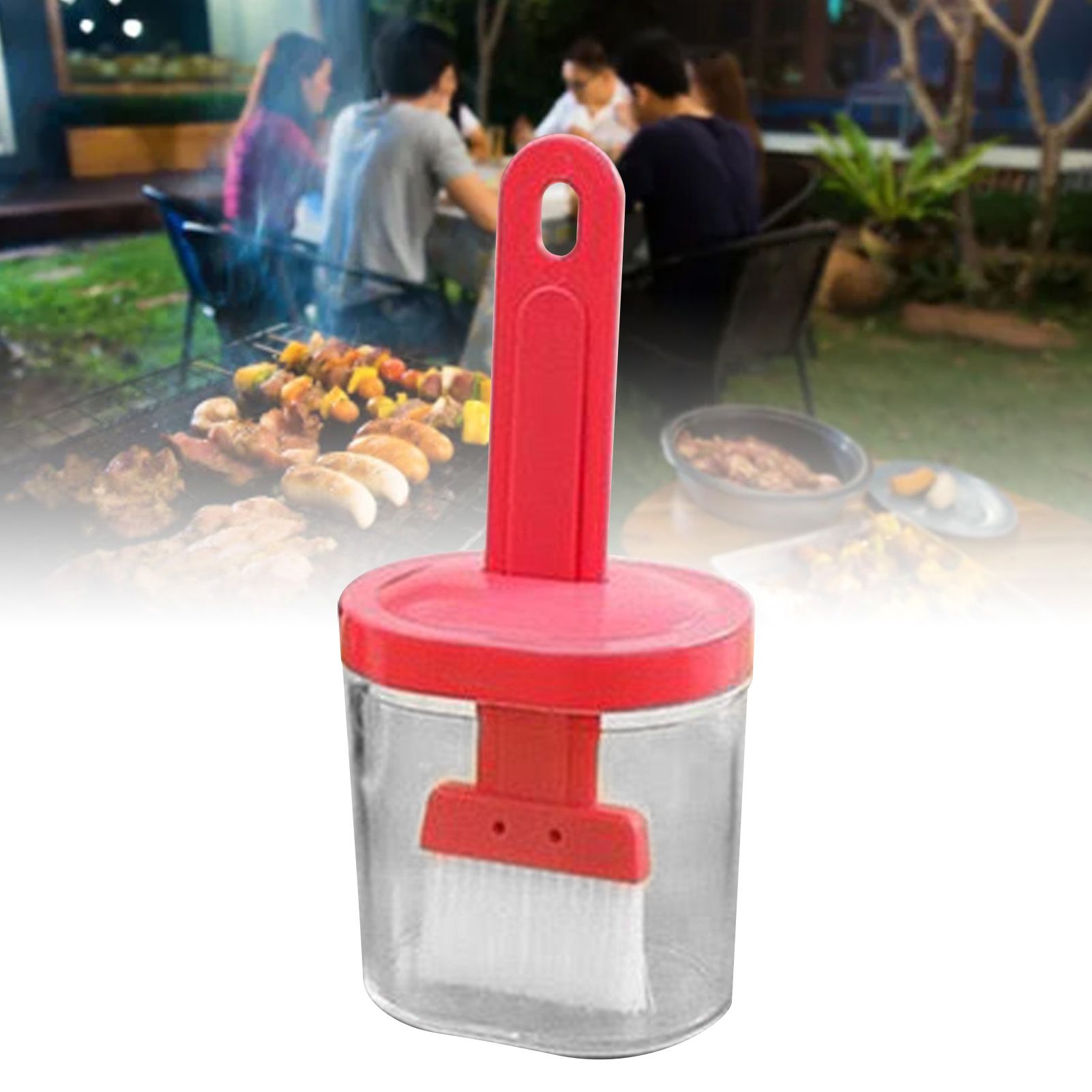 Integrated Silicone Oil Bottle Brush Olive Oil Dispenser Bottle with Silicone Brush for Cooking Baking Barbecue Pickling Pink - Image 5