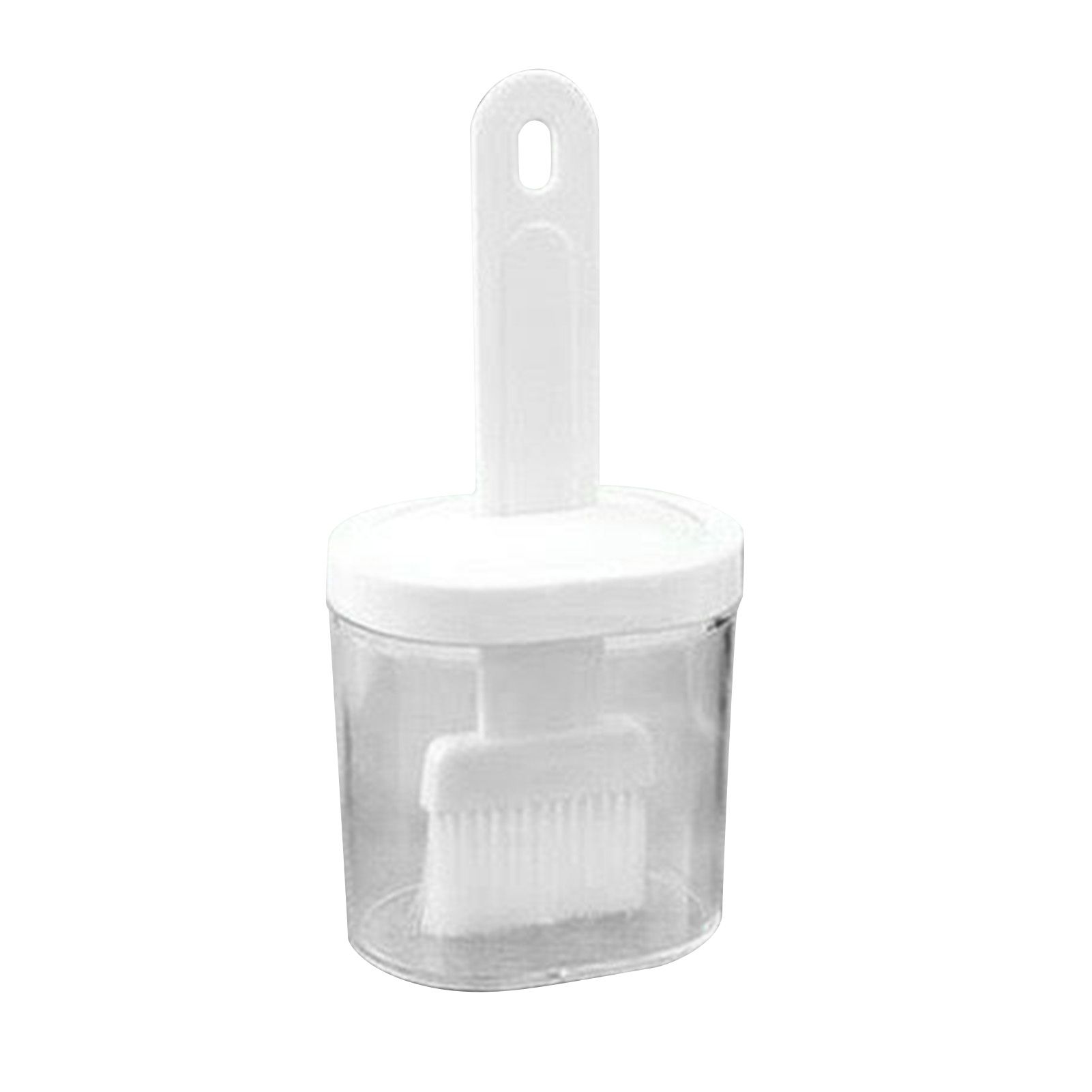 Integrated Silicone Oil Bottle Brush Olive Oil Dispenser Bottle with Silicone Brush for Cooking Baking Barbecue Pickling White - Image 1