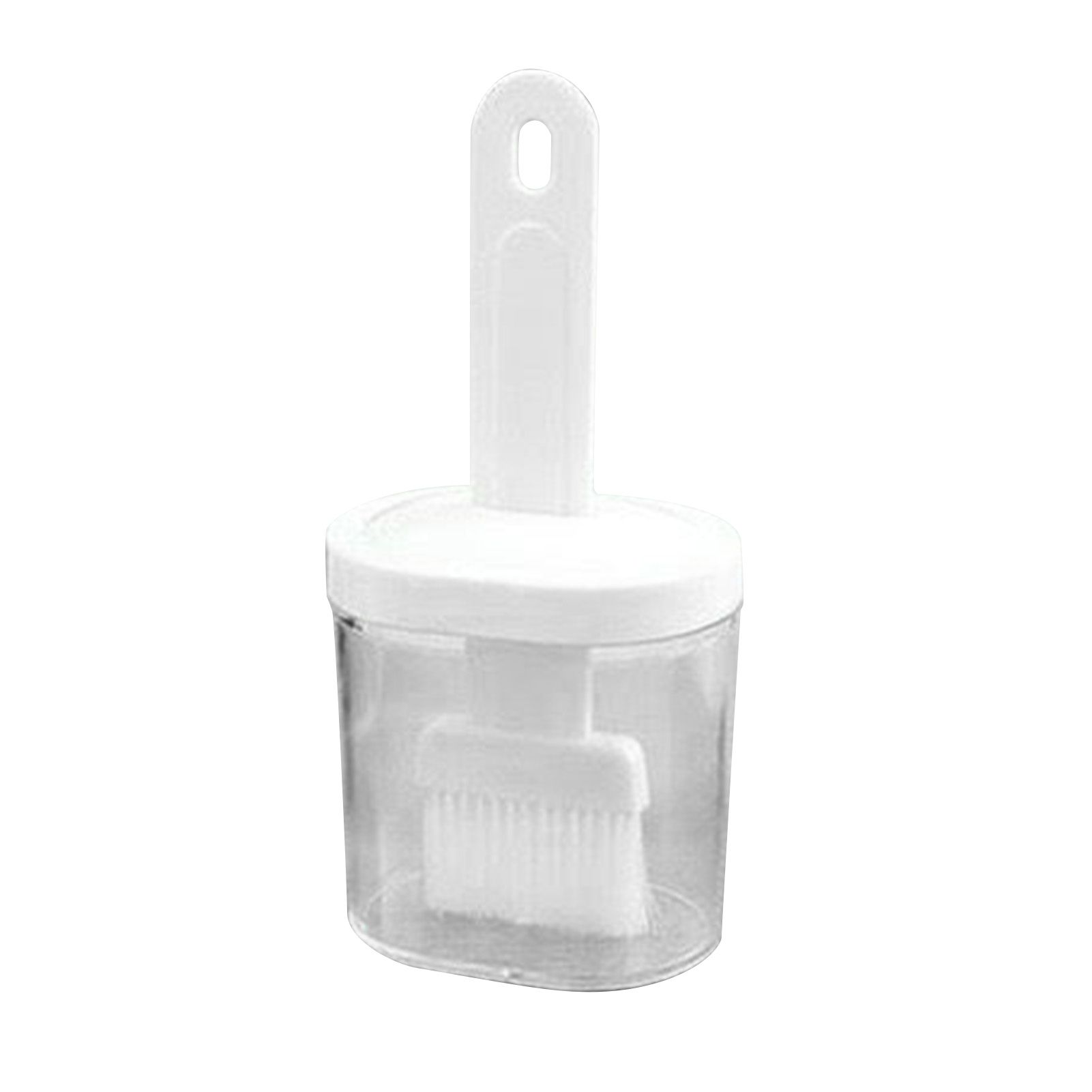 Integrated Silicone Oil Bottle Brush Olive Oil Dispenser Bottle with Silicone Brush for Cooking Baking Barbecue Pickling White - Image 2