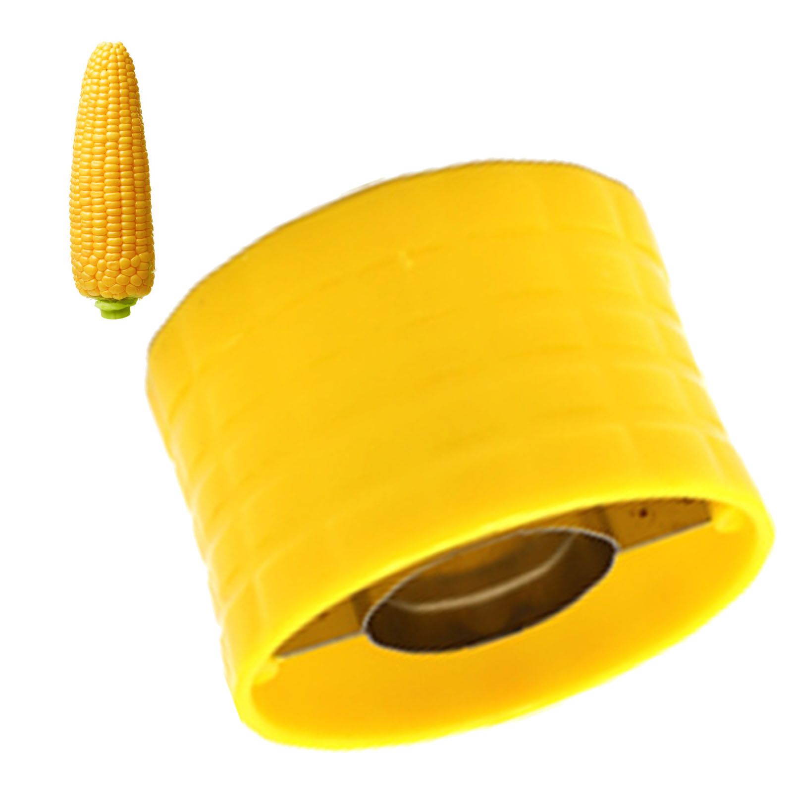 Corn Peeler 304 Stainless Steel Cob Stripper Corn Kernels Remove Tool for Home Kitchen Yellow - Image 6