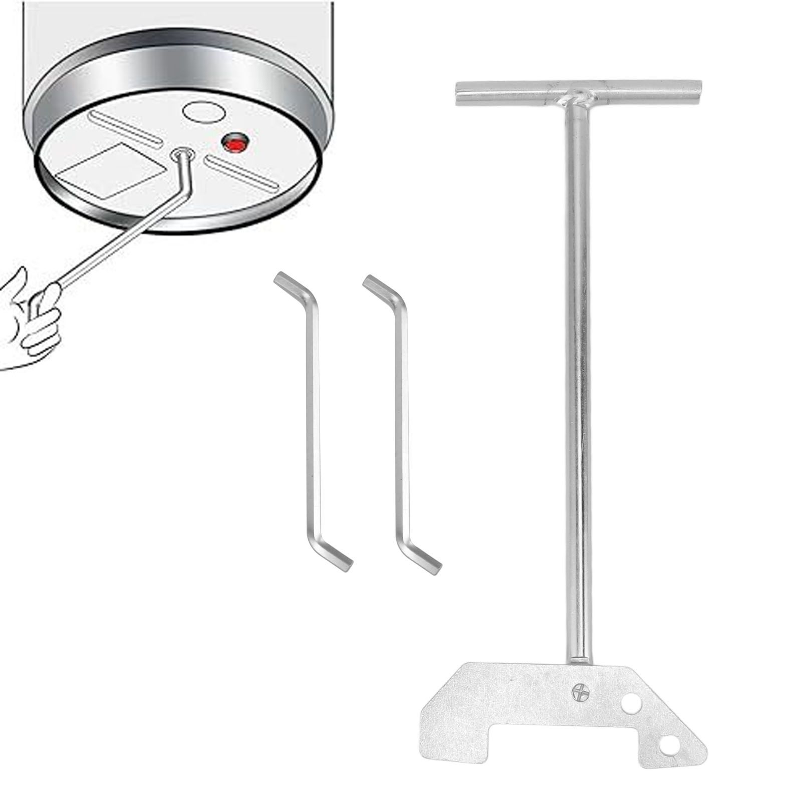 3 Pcs Garbage Disposer Unjamming Wrench Garbage Disposal Release Wrench for Dislodge Jams Or Clutter From Above The Sink - Image 8