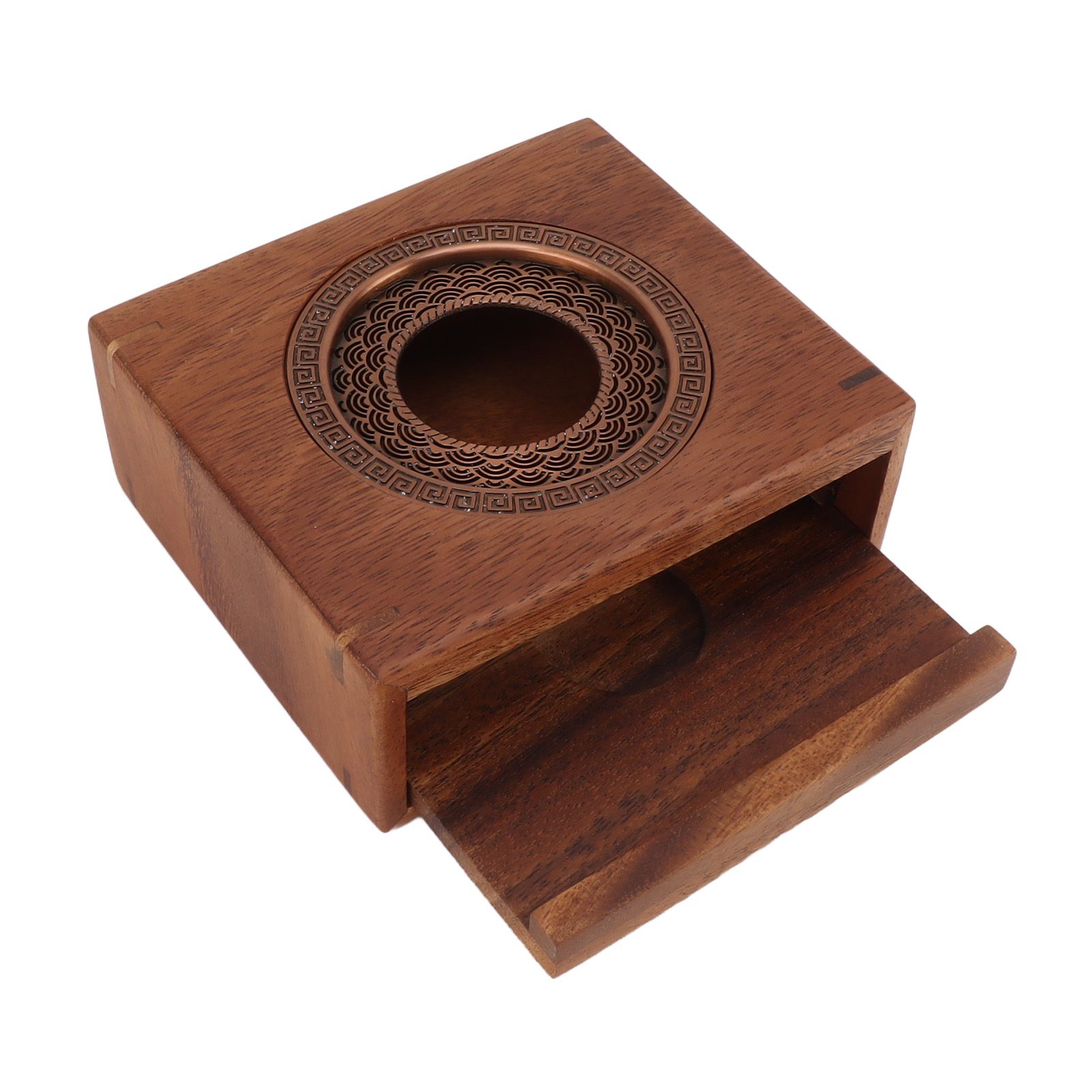 Candle Tea Warmer Japanese Style Walnut Teapot Warmer Home Universal Tea Warmer Stove - Image 1