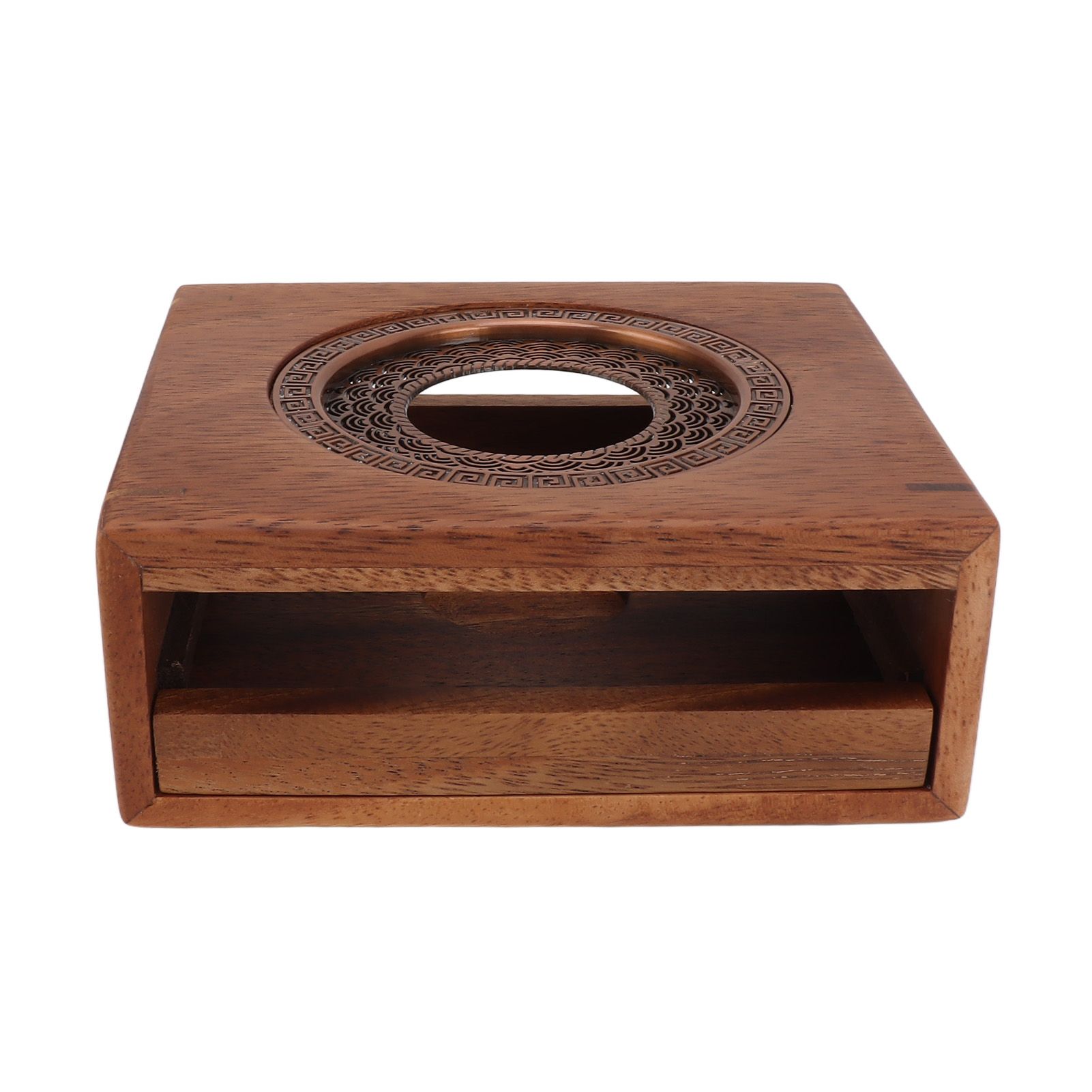 Candle Tea Warmer Japanese Style Walnut Teapot Warmer Home Universal Tea Warmer Stove - Image 7