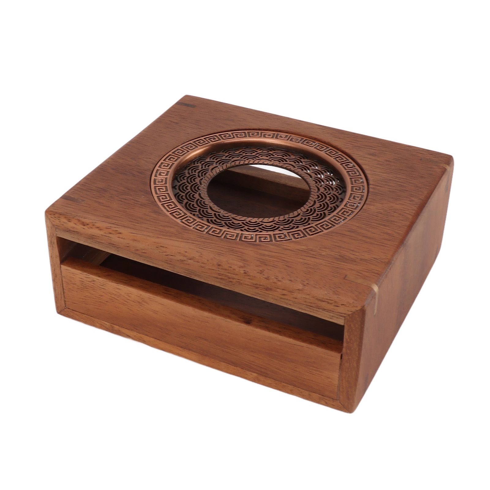 Candle Tea Warmer Japanese Style Walnut Teapot Warmer Home Universal Tea Warmer Stove - Image 8