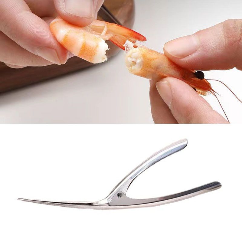 Shrimp Deveiner Tool Efficient Easy To Use Comfortable Grip Stainless Steel Shrimp Peeler for Seafood - Image 5