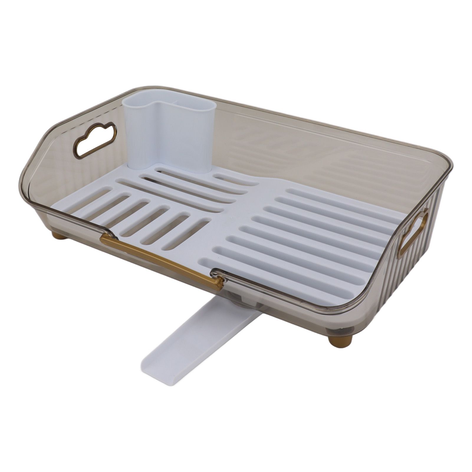 Dish Drying Rack Multifunctional PP Space Saving Clean Hygienic Dish Drainer for Kitchen Sink - Image 1