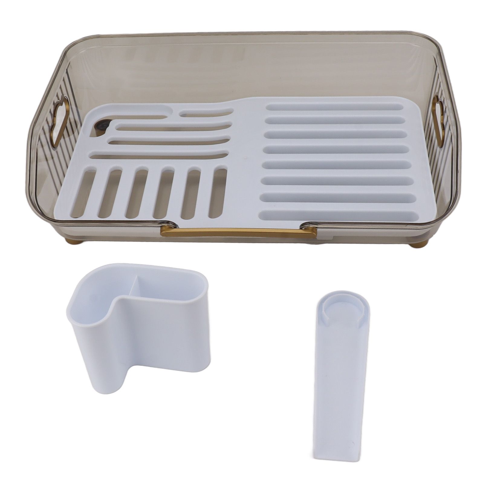 Dish Drying Rack Multifunctional PP Space Saving Clean Hygienic Dish Drainer for Kitchen Sink - Image 5