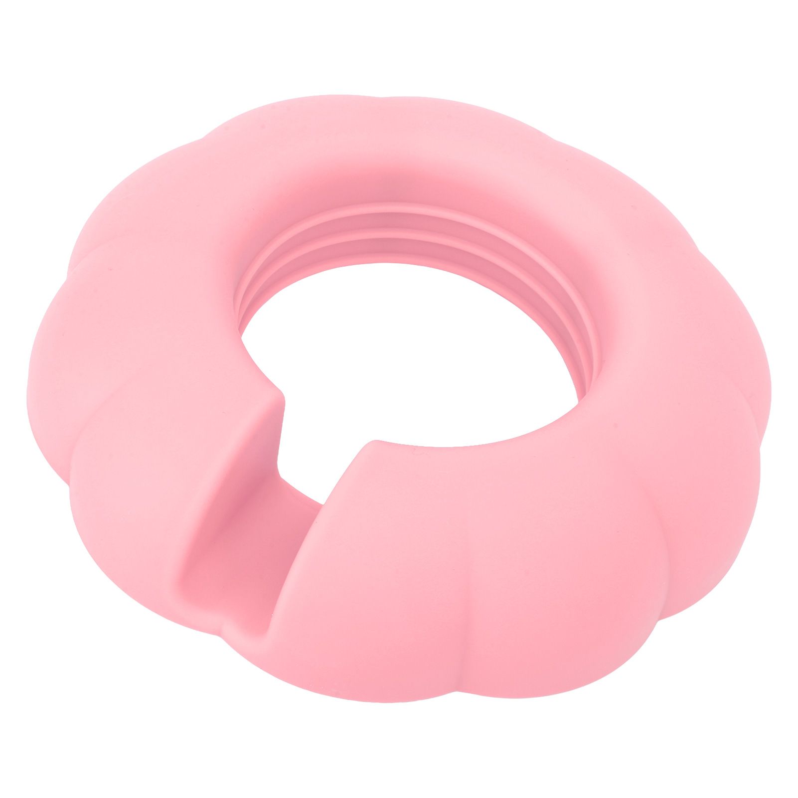 5 Grid Silicone Divided Serving Tray Snack Divider Divided Container Round Serving Platter for 40oz Cup Pink - Image 8