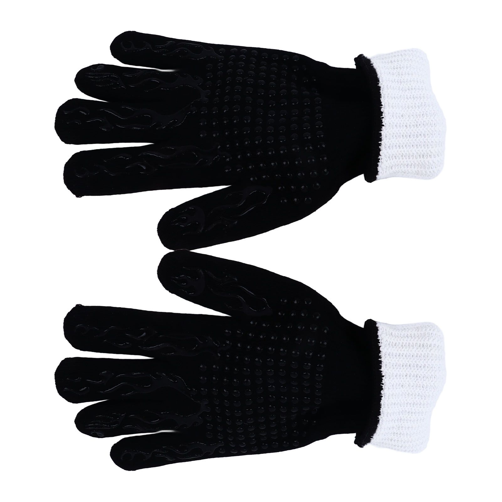 BBQ Gloves Fireproof Heat Resistant Prevent Slip Grilling Gloves for Microwave Oven Barbecue Baking Black - Image 7