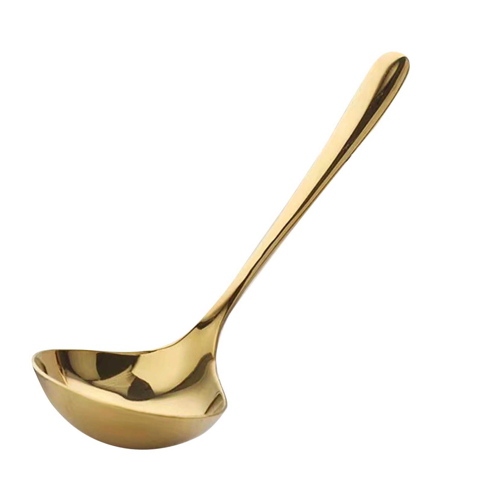 Kitchen Soup Ladle 304 Stainless Steel Large Size Long Handle Cooking Ladle for Home - Image 2