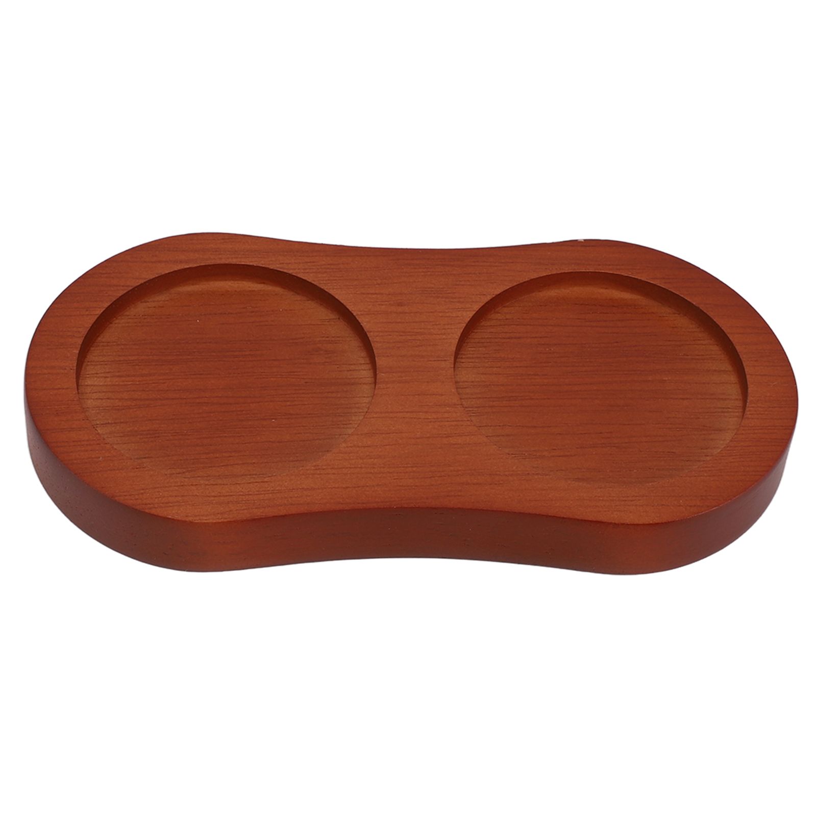 Pepper Salt Mill Tray 8 Shaped Easy To Use Wooden Mill Tray for Placing Various Seasoning Bottles - Image 1