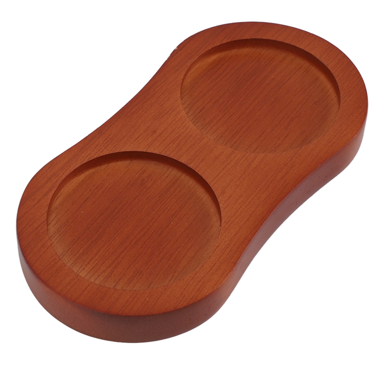 Pepper Salt Mill Tray 8 Shaped Easy To Use Wooden Mill Tray for Placing Various Seasoning Bottles - Image 3
