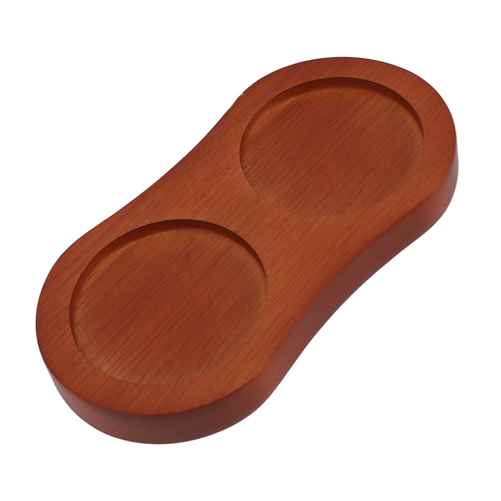 Pepper Salt Mill Tray 8 Shaped Easy To Use Wooden Mill Tray for Placing Various Seasoning Bottles - Image 5