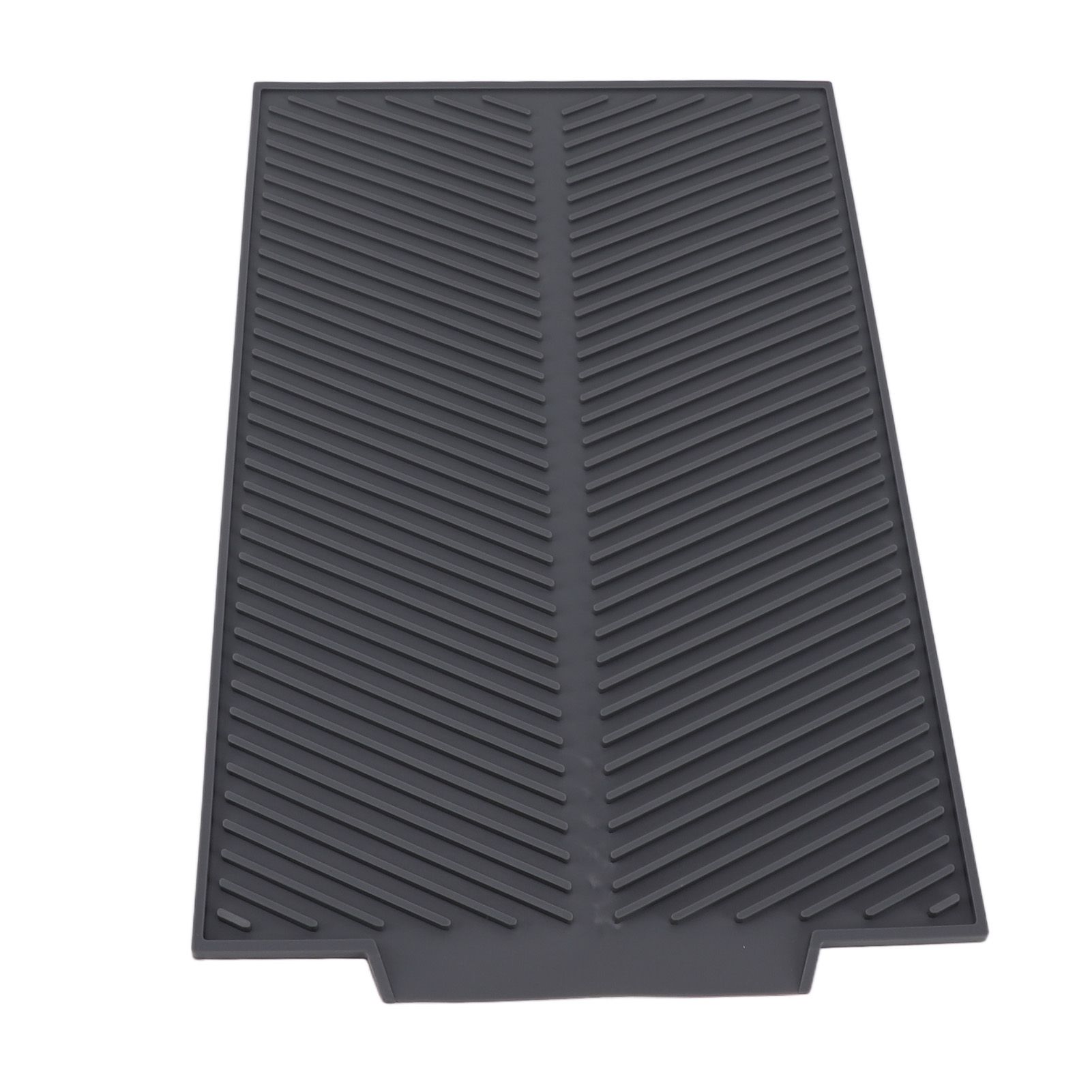 Silicone Dish Drying Mat Anti Slip Shock Proof Easy To Clean Kitchen Counter Drying Mat for Dish Bowl Fork L 43x33.5cm - Image 4