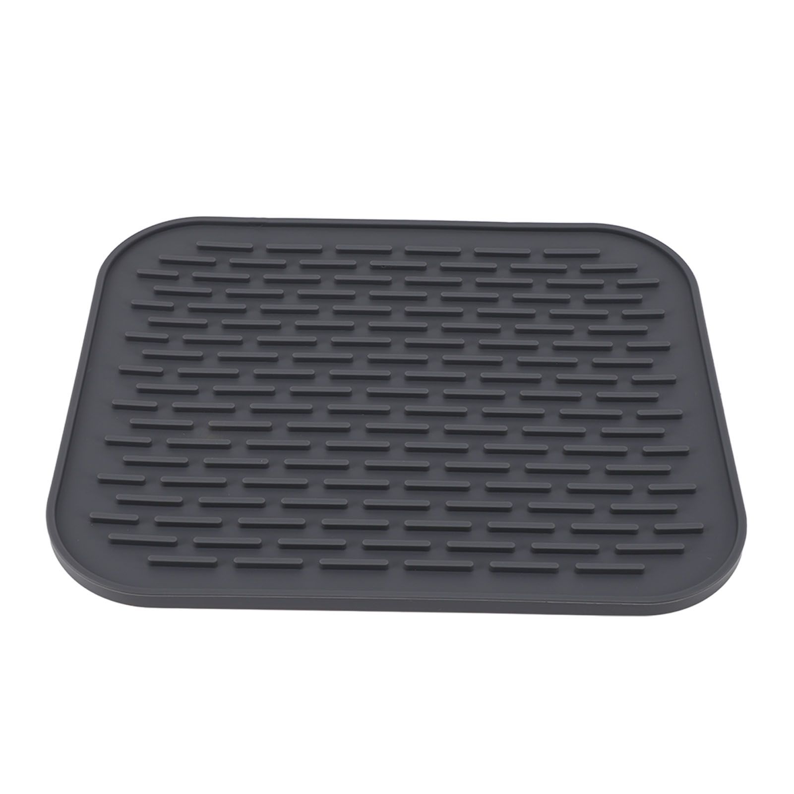 Rectangular Silicone Dish Drying Mat Heat Insulation Anti Slip Dish Drying Mat with Built in Drain Lip for Kitchen Counter Large Size - Image 1