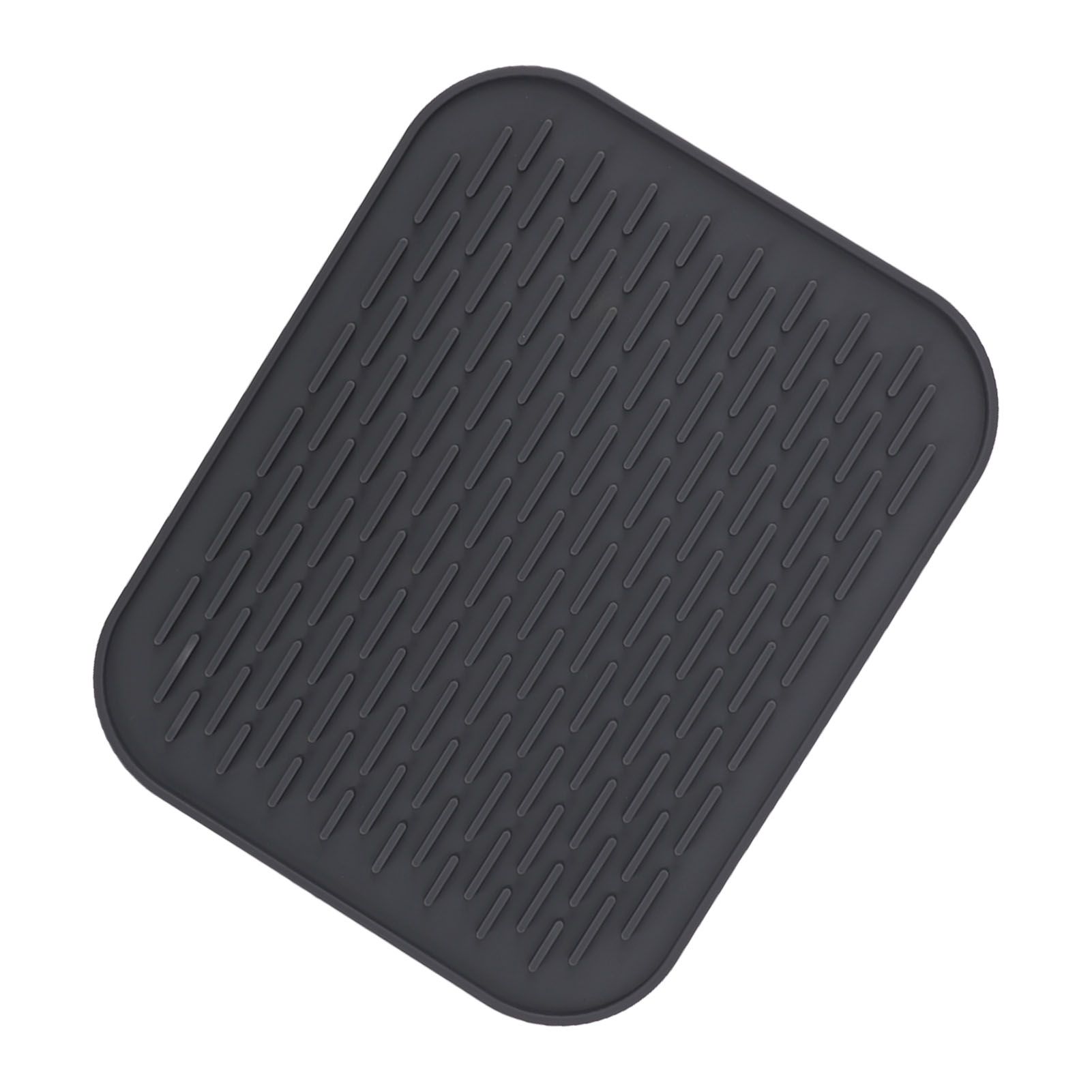 Rectangular Silicone Dish Drying Mat Heat Insulation Anti Slip Dish Drying Mat with Built in Drain Lip for Kitchen Counter Large Size - Image 6