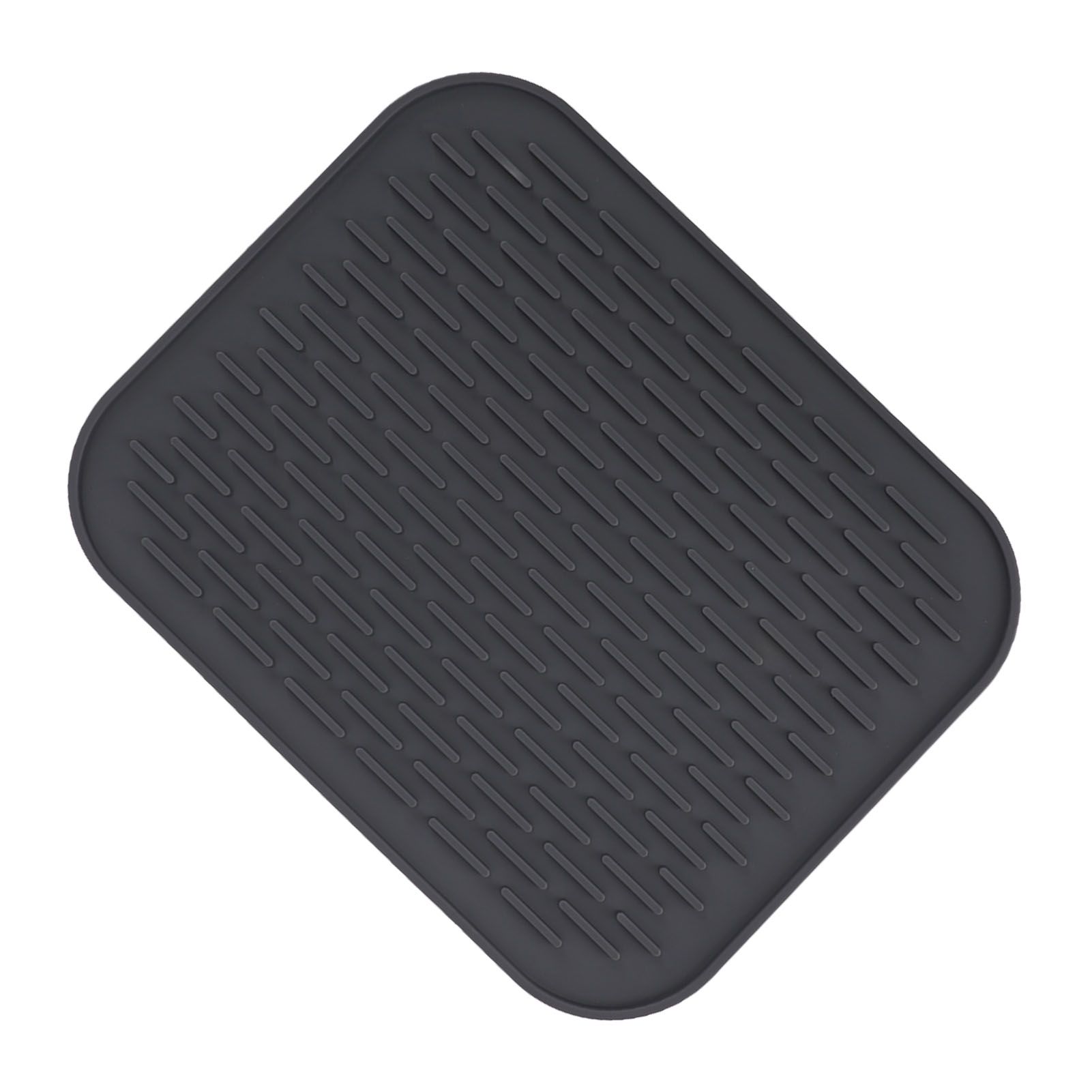 Rectangular Silicone Dish Drying Mat Heat Insulation Anti Slip Dish Drying Mat with Built in Drain Lip for Kitchen Counter Large Size - Image 8