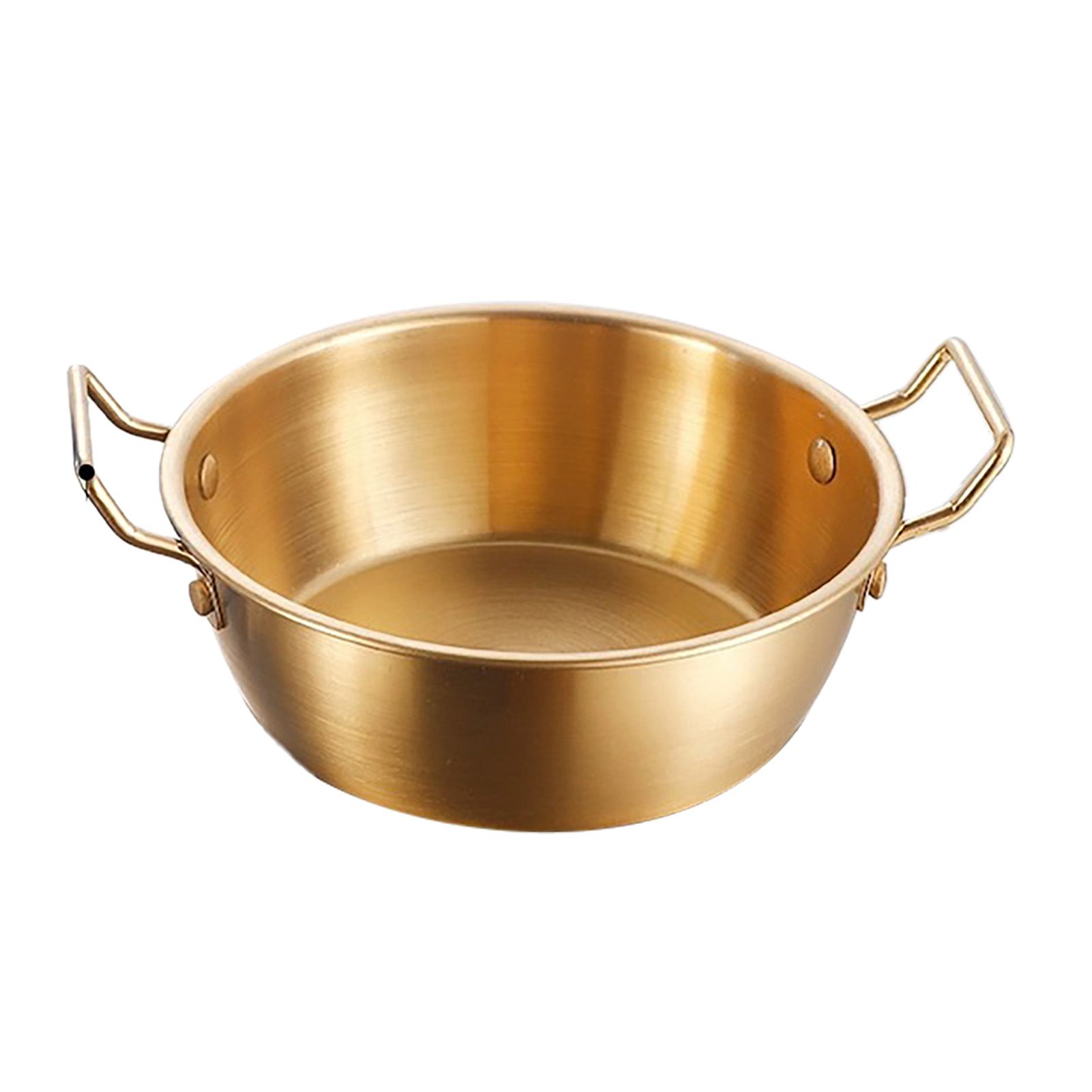 Double Ear Snack Bowl Multifunctional 304 Stainless Steel Noodle Bowl for Home Restaurant - Image 1