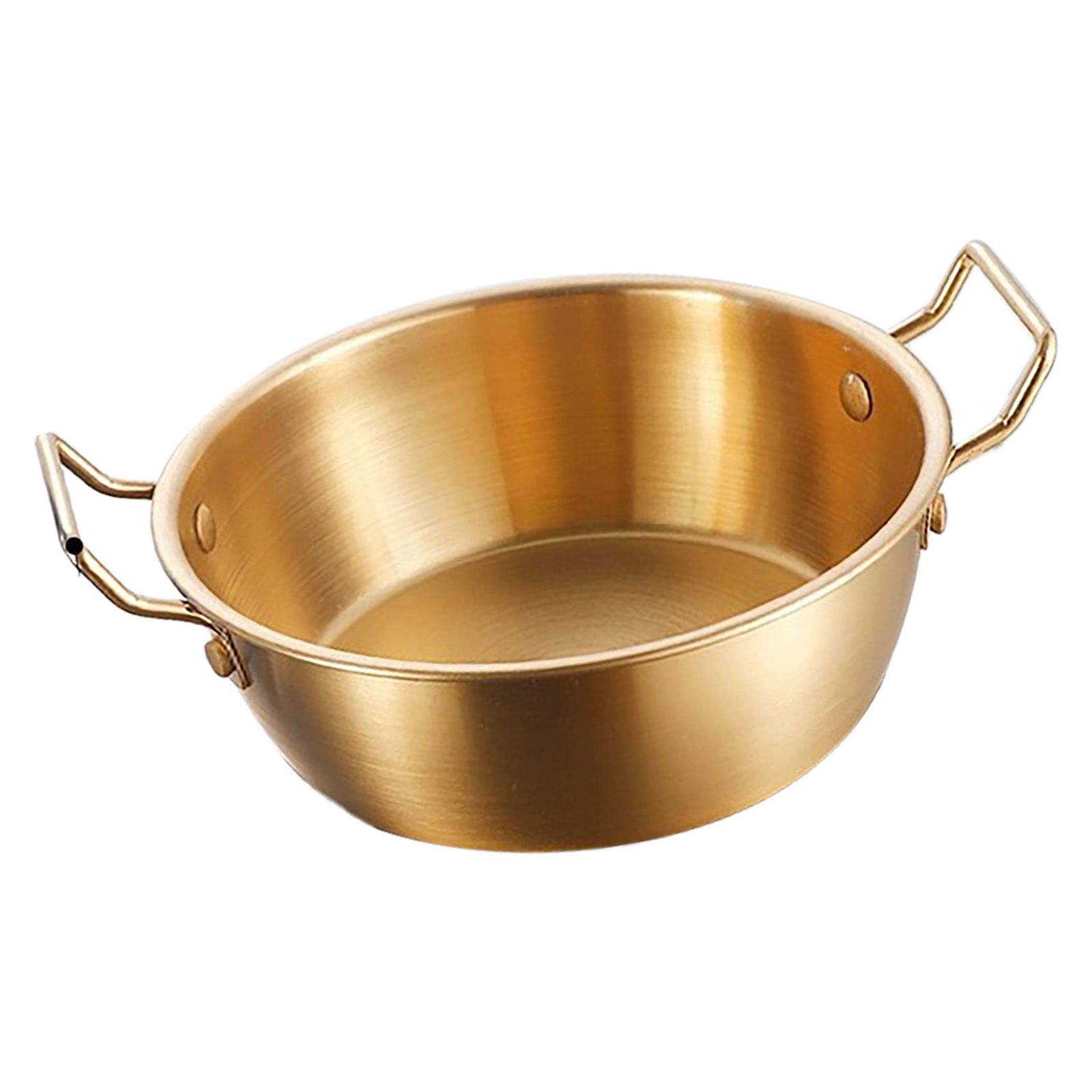 Double Ear Snack Bowl Multifunctional 304 Stainless Steel Noodle Bowl for Home Restaurant - Image 2