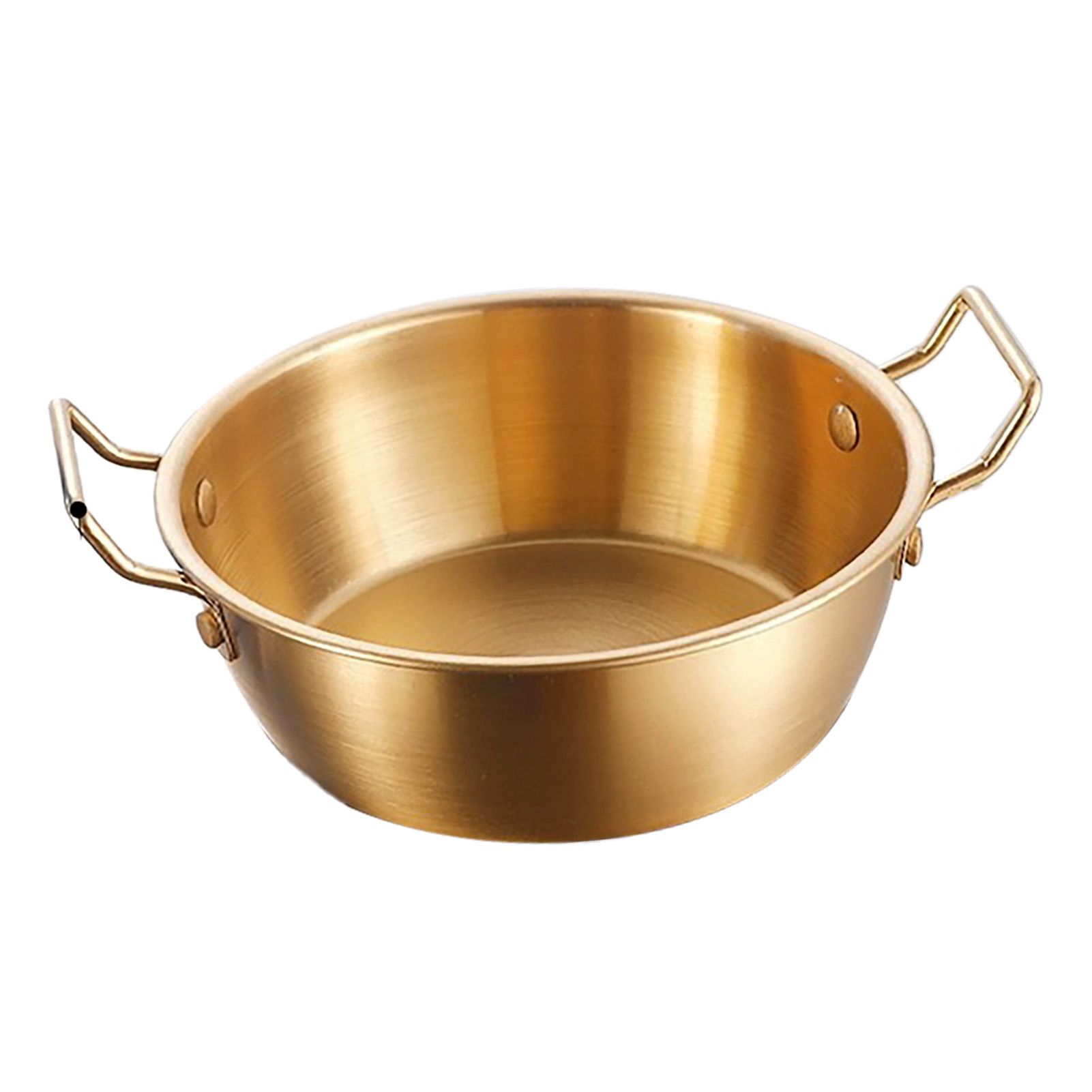 Double Ear Snack Bowl Multifunctional 304 Stainless Steel Noodle Bowl for Home Restaurant - Image 3