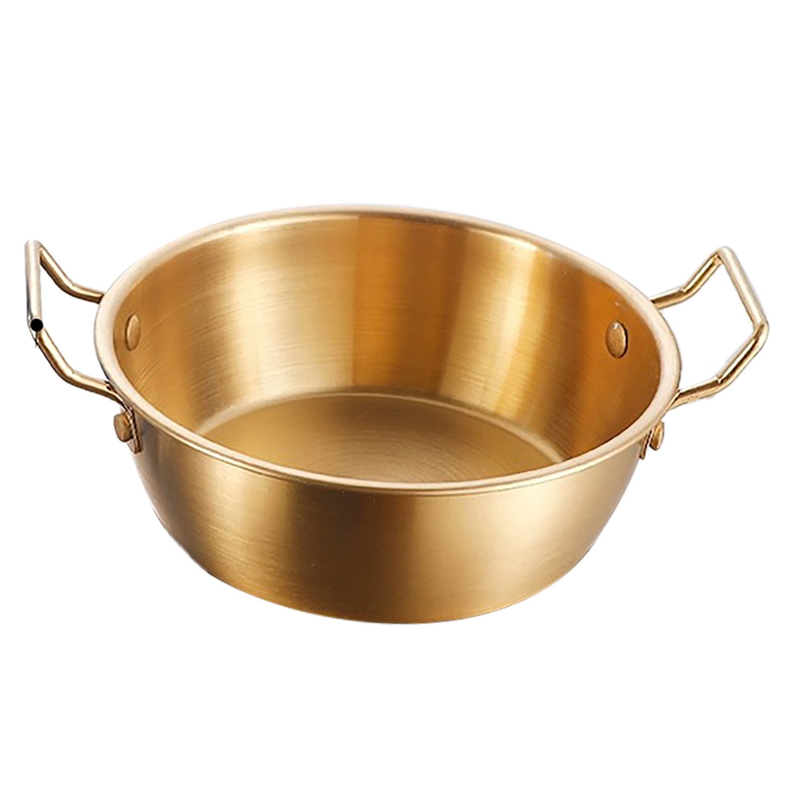 Double Ear Snack Bowl Multifunctional 304 Stainless Steel Noodle Bowl for Home Restaurant - Image 4