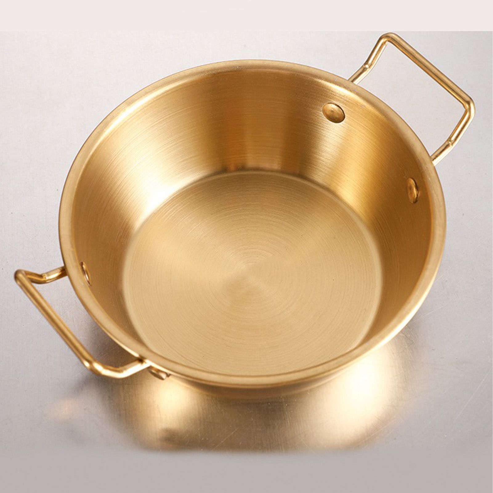 Double Ear Snack Bowl Multifunctional 304 Stainless Steel Noodle Bowl for Home Restaurant - Image 5