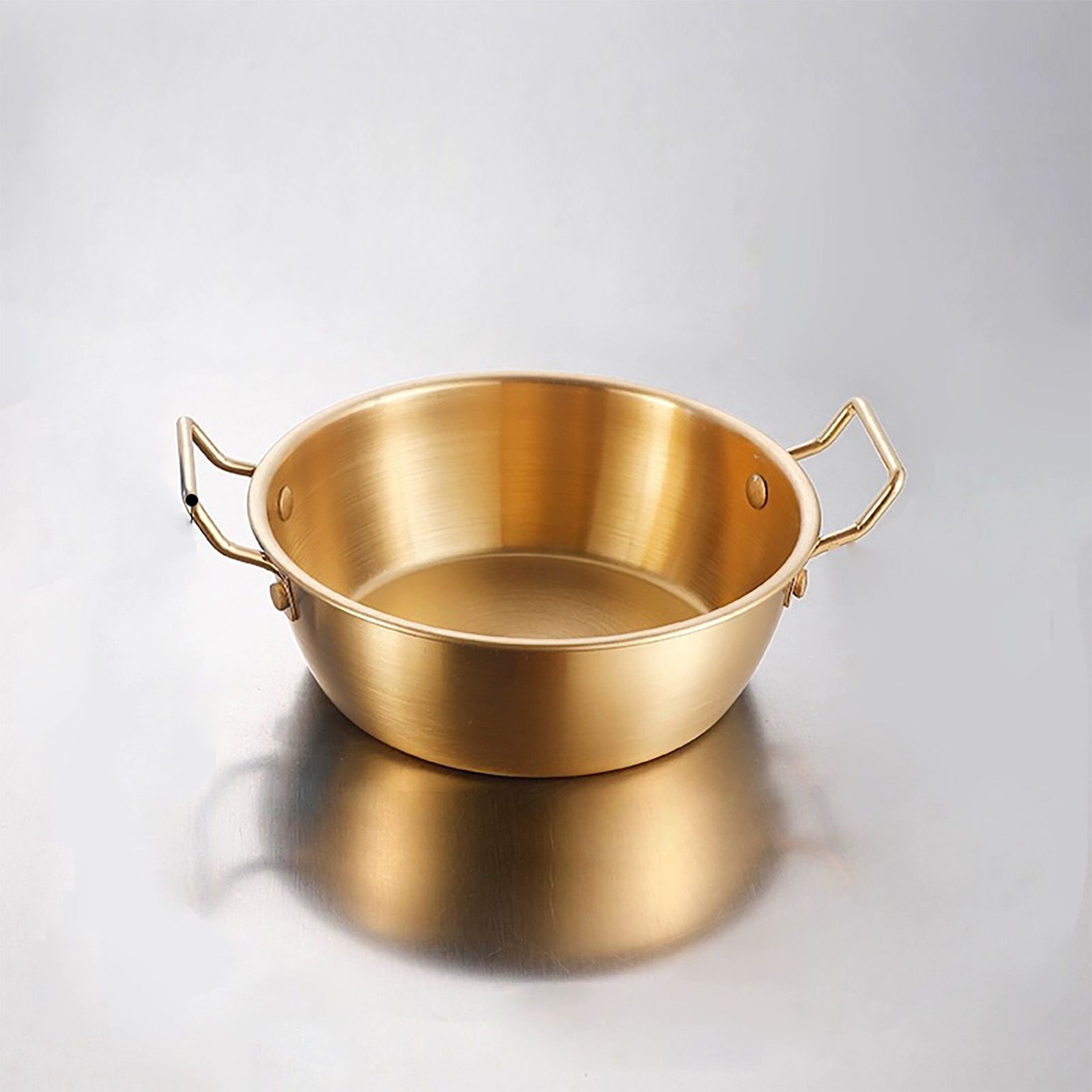 Double Ear Snack Bowl Multifunctional 304 Stainless Steel Noodle Bowl for Home Restaurant - Image 6