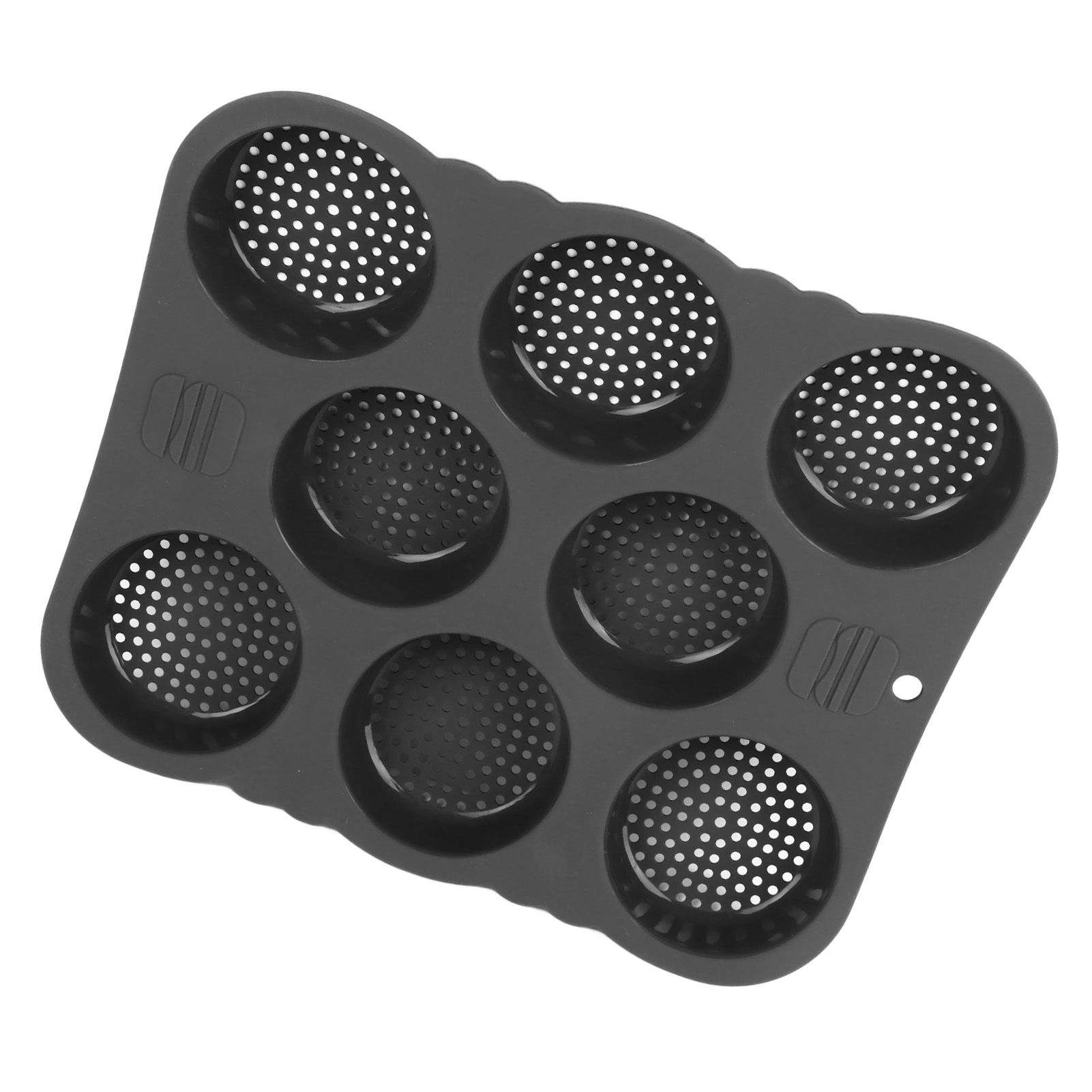 Hamburger Bun Mold Silicone 8 Cavity Easy Release Heat Resistant Hamburger Bread Bakery Pan for Kitchen - Image 8