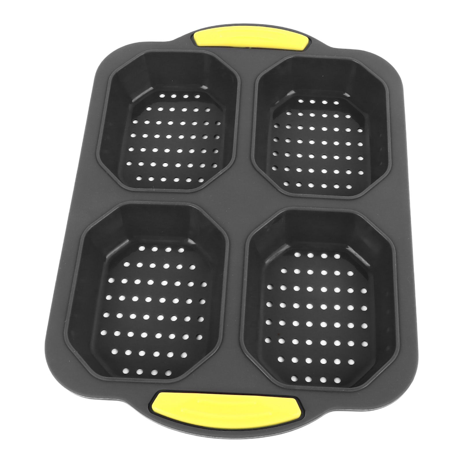 4 Grid Silicone Loaf Pan Baking Pan for Baking French Baguettes Hot Dog Buns Bread Mold Nonstick Dishwasher Safe Heat Resistant - Image 2