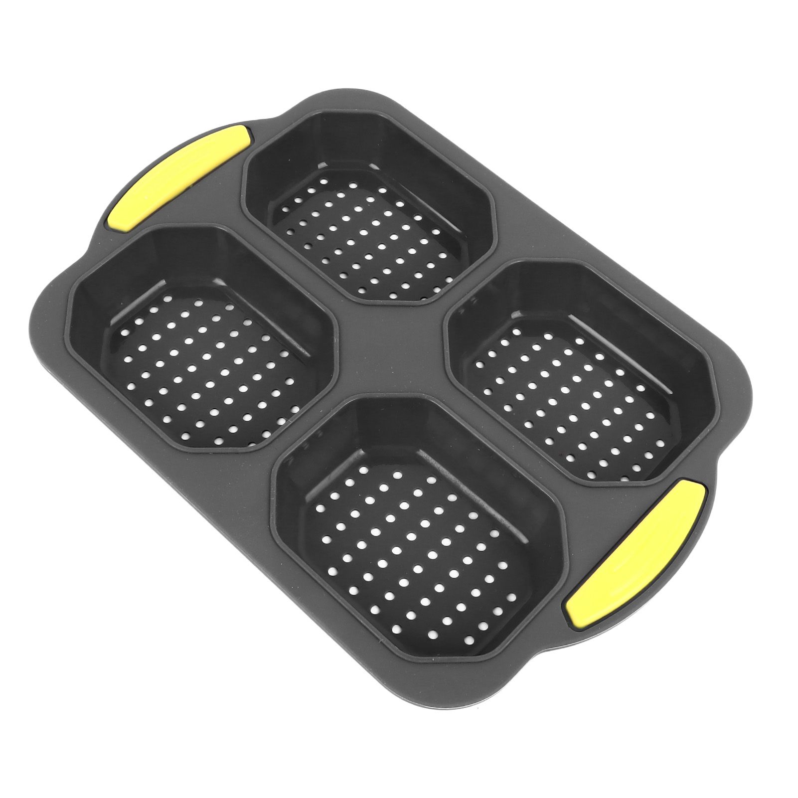 4 Grid Silicone Loaf Pan Baking Pan for Baking French Baguettes Hot Dog Buns Bread Mold Nonstick Dishwasher Safe Heat Resistant - Image 3