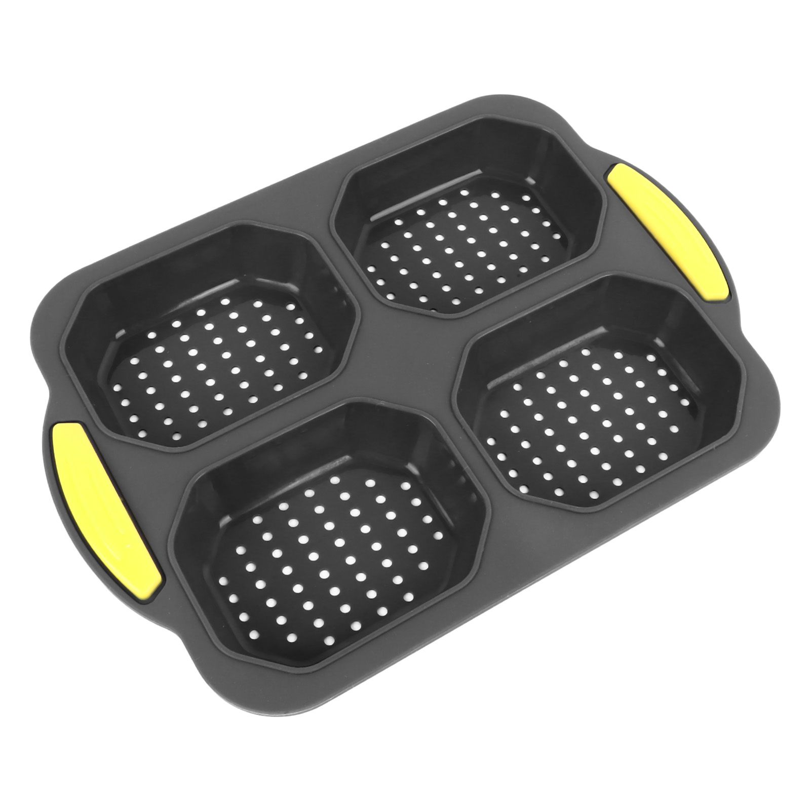 4 Grid Silicone Loaf Pan Baking Pan for Baking French Baguettes Hot Dog Buns Bread Mold Nonstick Dishwasher Safe Heat Resistant - Image 4