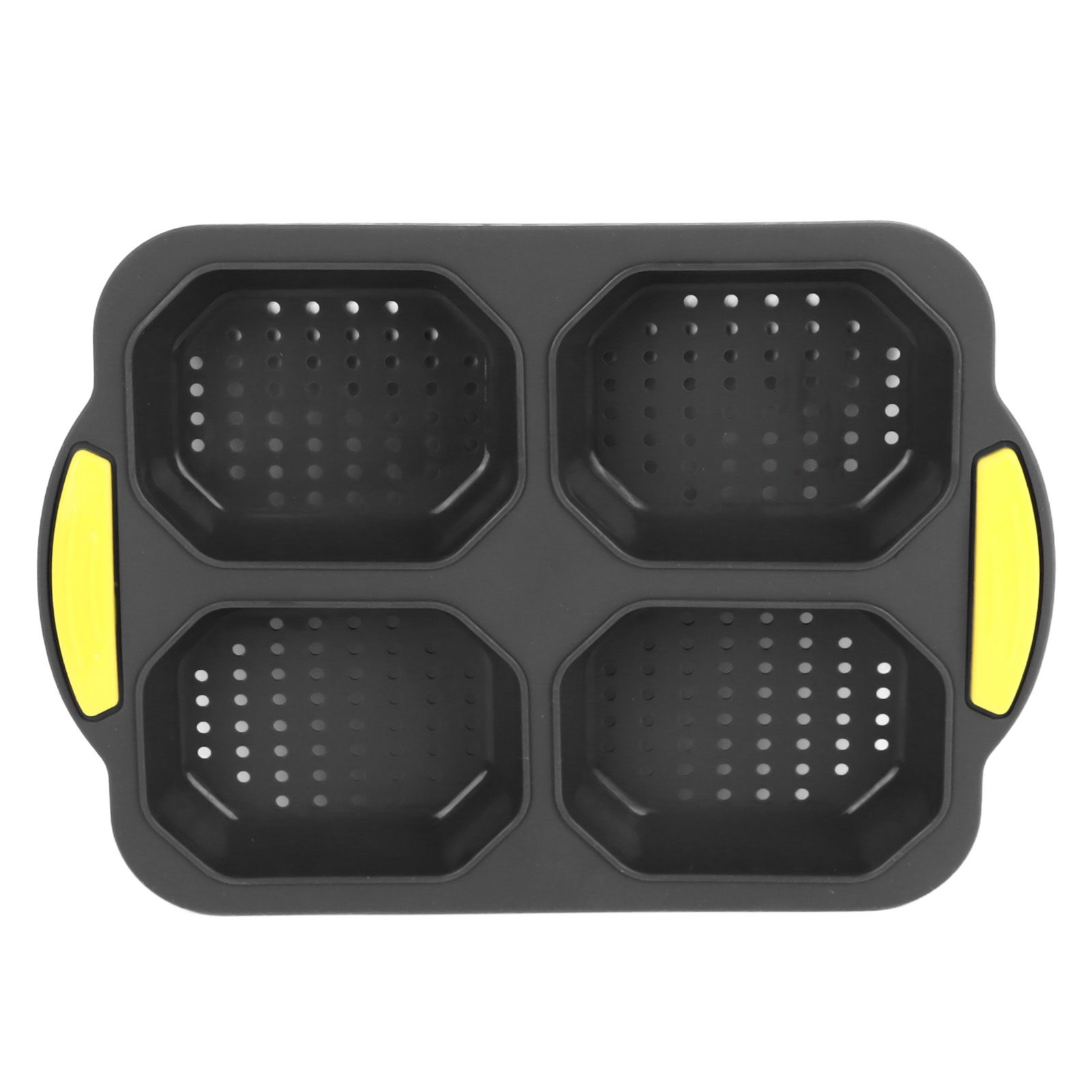 4 Grid Silicone Loaf Pan Baking Pan for Baking French Baguettes Hot Dog Buns Bread Mold Nonstick Dishwasher Safe Heat Resistant - Image 5