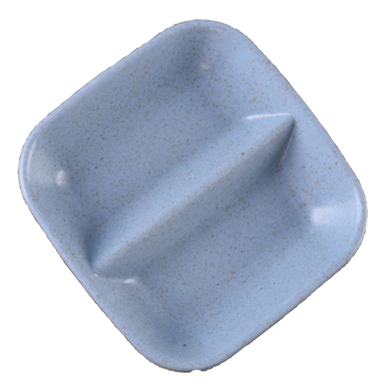 Dipping Bowl Wheat Straw Divided Compact Practical Dip Sauce Dish for Home Kitchen Blue - Image 4