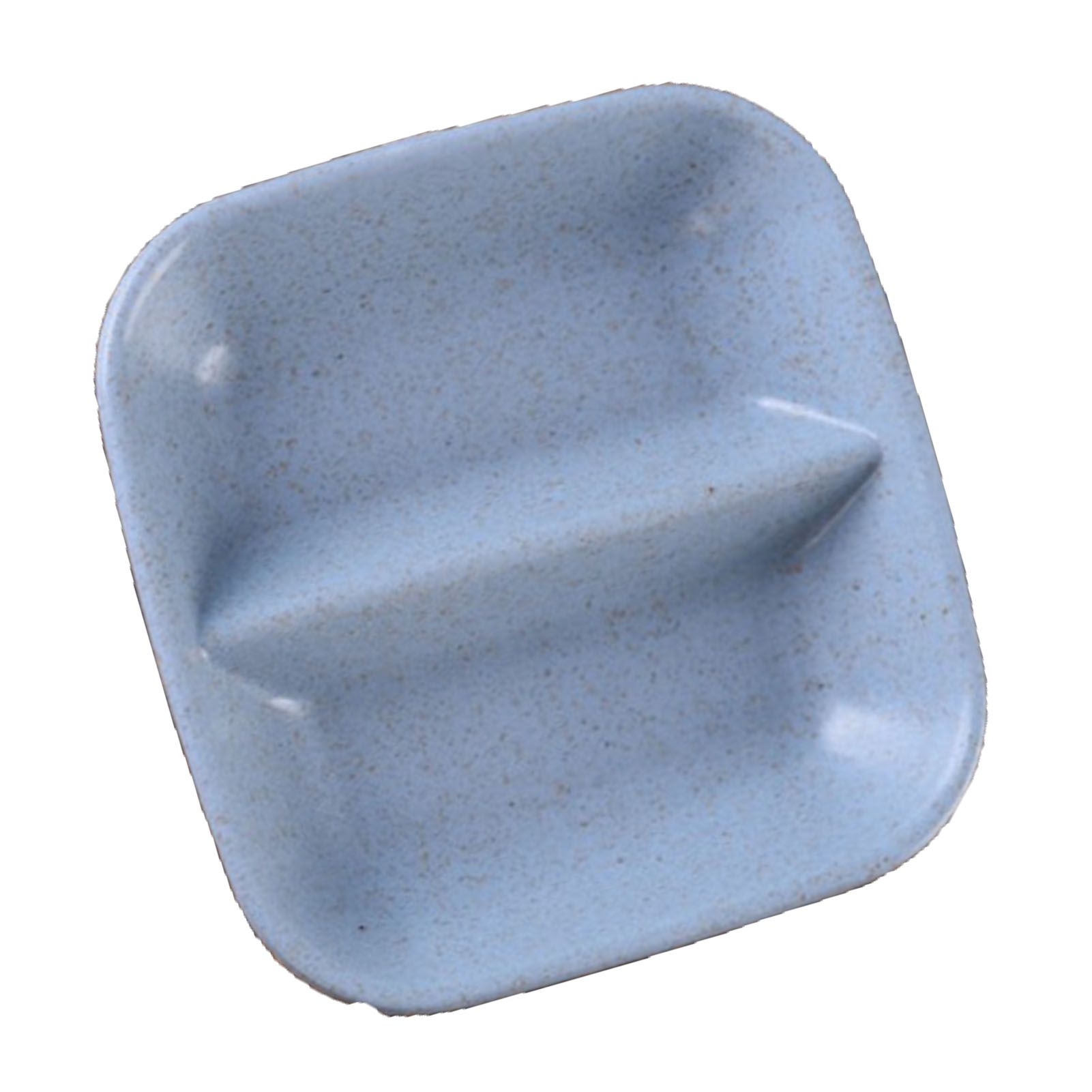 Dipping Bowl Wheat Straw Divided Compact Practical Dip Sauce Dish for Home Kitchen Blue - Image 6