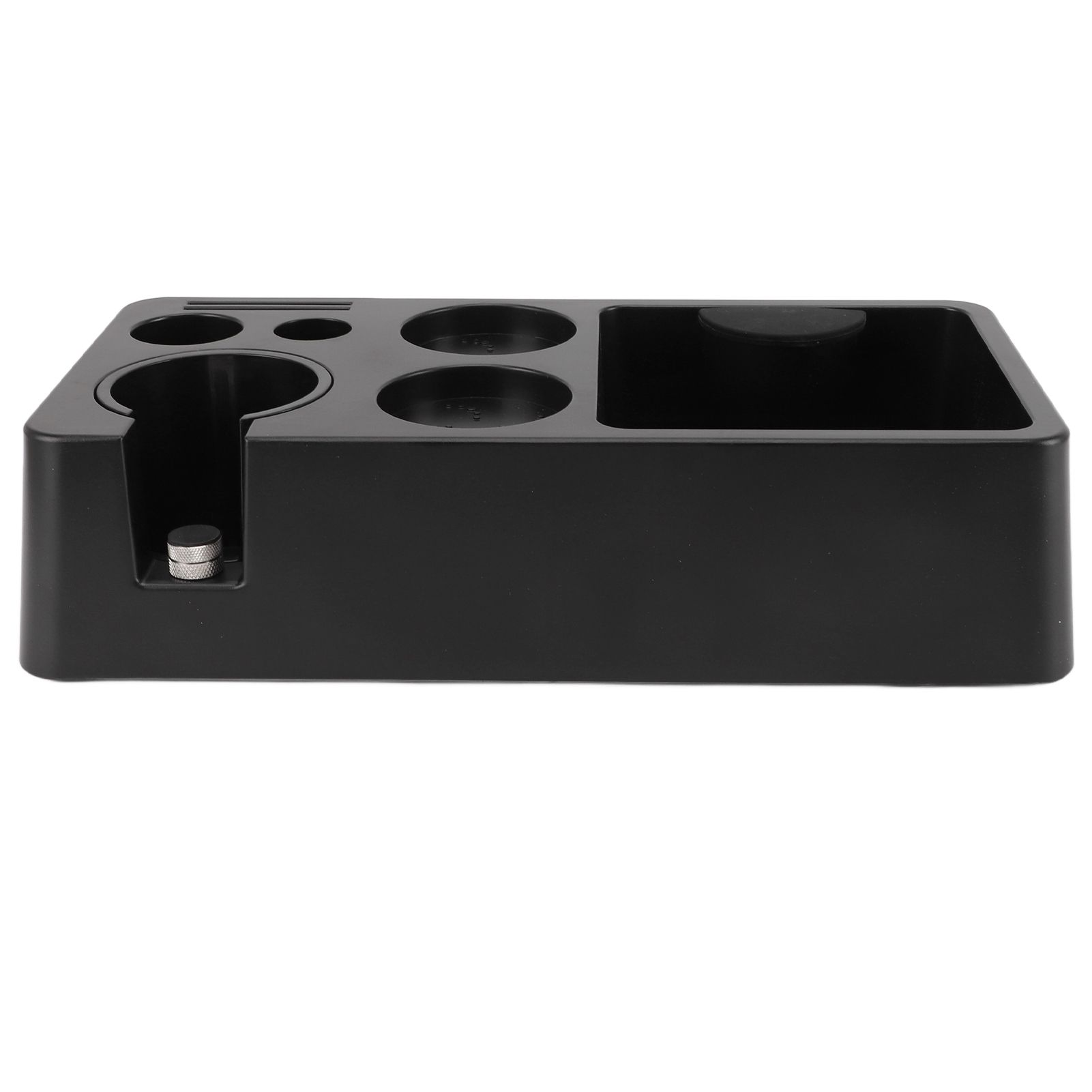 Coffee Tamping Station ABS Modern Multifunctional Coffee Filter Tamper Holder Portafilter Stand for Home Kitchen Cafe Bar Black - Image 3