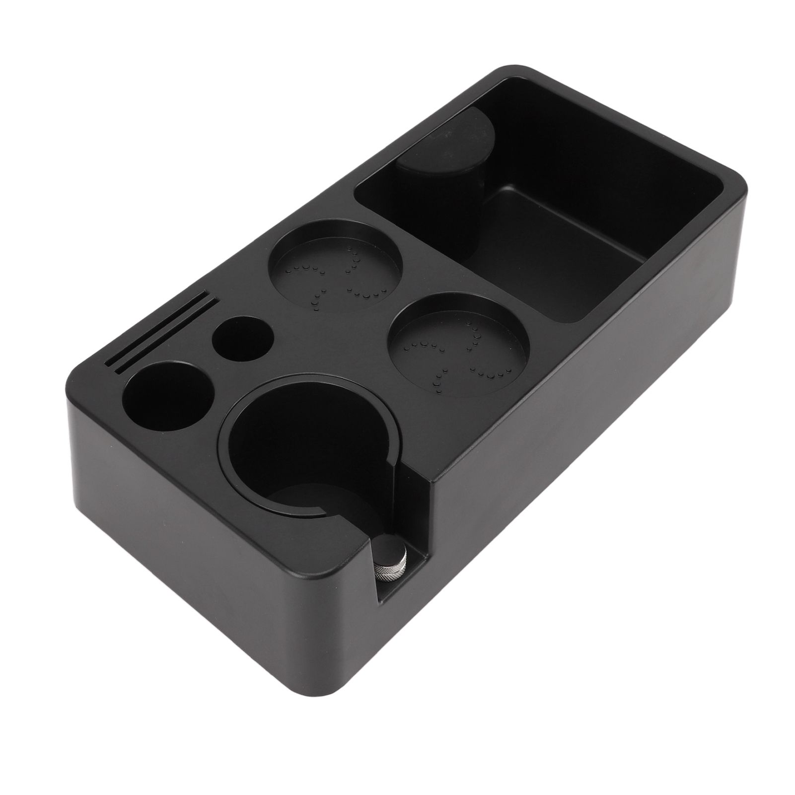 Coffee Tamping Station ABS Modern Multifunctional Coffee Filter Tamper Holder Portafilter Stand for Home Kitchen Cafe Bar Black - Image 7