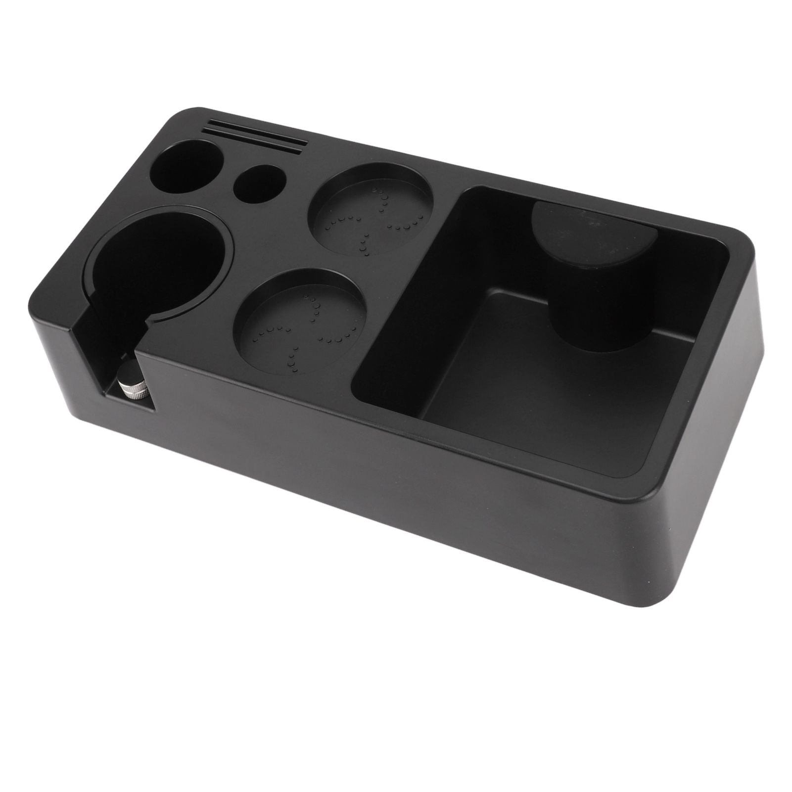 Coffee Tamping Station ABS Modern Multifunctional Coffee Filter Tamper Holder Portafilter Stand for Home Kitchen Cafe Bar Black - Image 8
