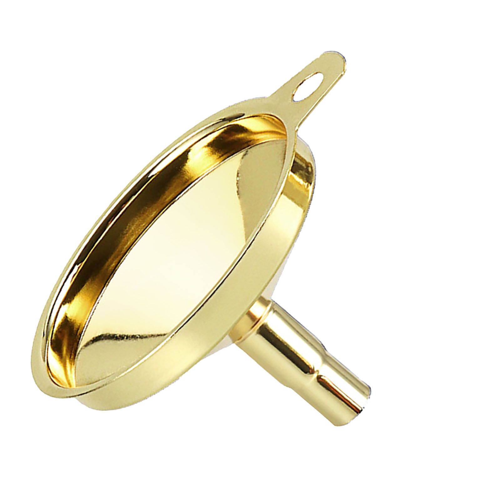 Kitchen Funnel 304 Stainless Steel Gold Plated Taper Mirror Polishing Oil Wine Funnel - Image 2