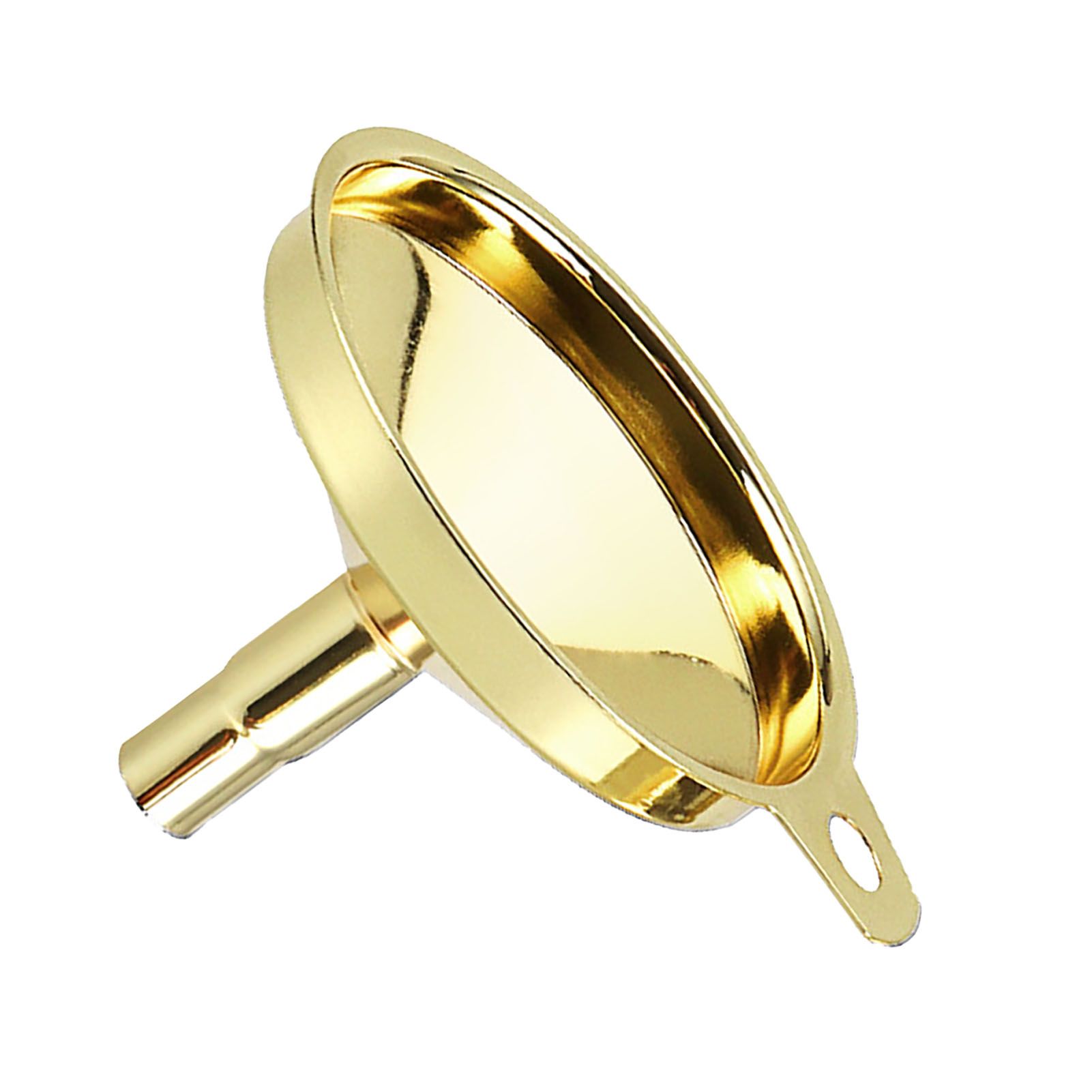 Kitchen Funnel 304 Stainless Steel Gold Plated Taper Mirror Polishing Oil Wine Funnel - Image 3