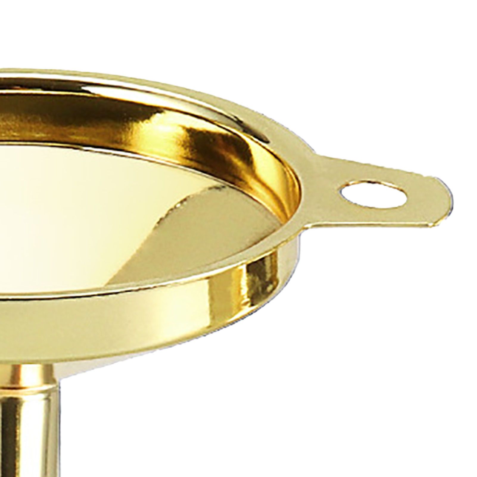 Kitchen Funnel 304 Stainless Steel Gold Plated Taper Mirror Polishing Oil Wine Funnel - Image 7