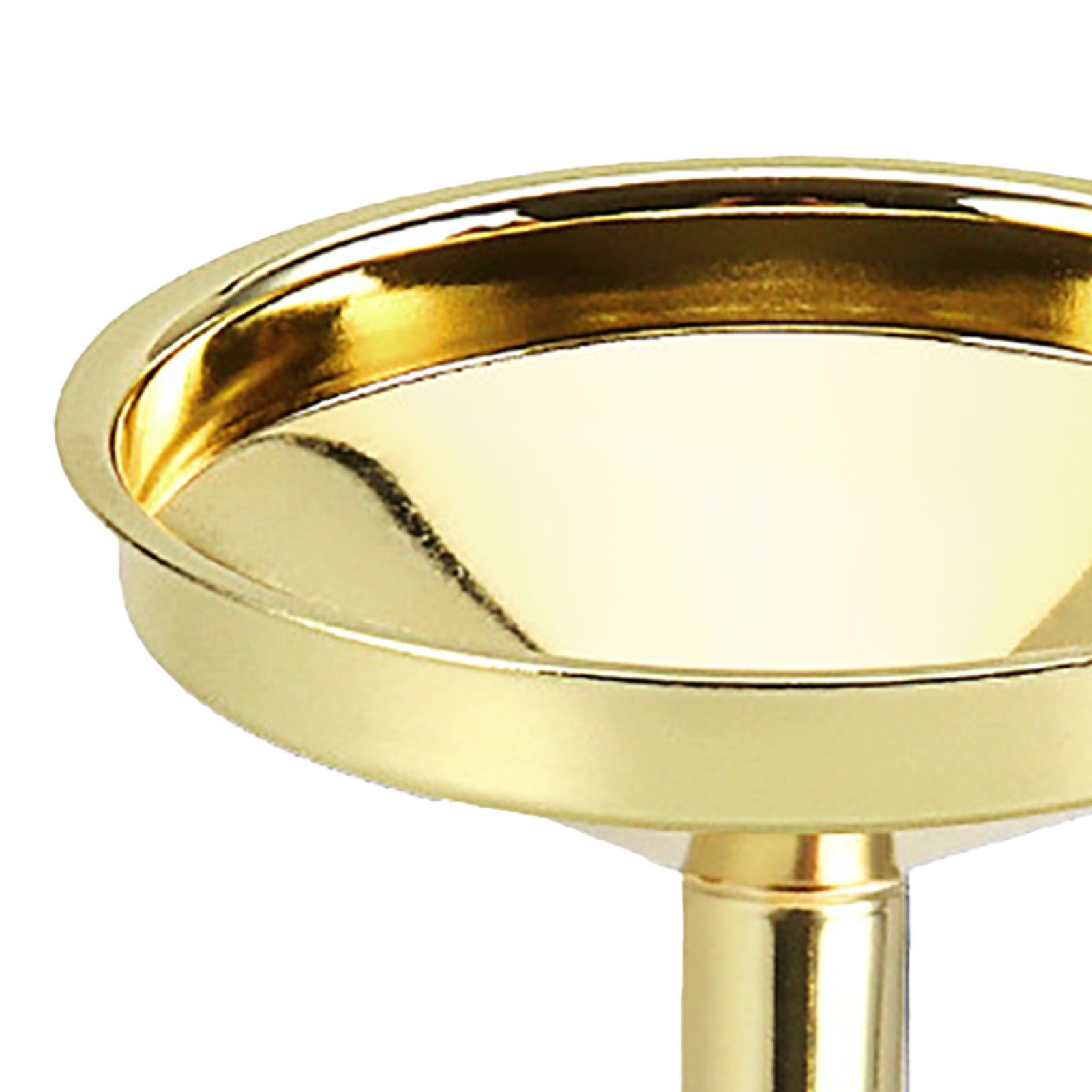 Kitchen Funnel 304 Stainless Steel Gold Plated Taper Mirror Polishing Oil Wine Funnel - Image 8