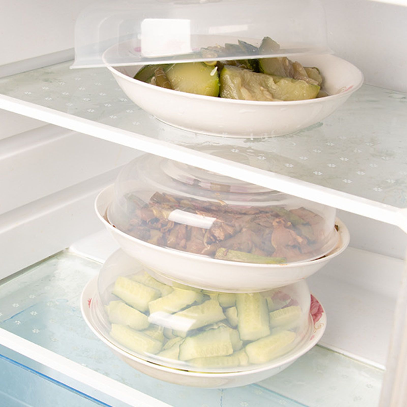 Microwave Safe Cover Dish Lid Plate Lid for Heating Food Heat Resistant Vegetable Cover Hot Food Cover L Size - Image 8