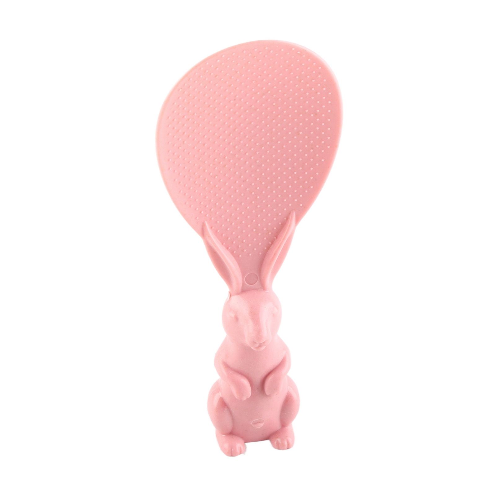 Bunny Shape Standable Rice Scooper Nonstick Rabbit Rice Paddle Rice Spoon Stand Up Serving Rice Shovel Pink - Image 2