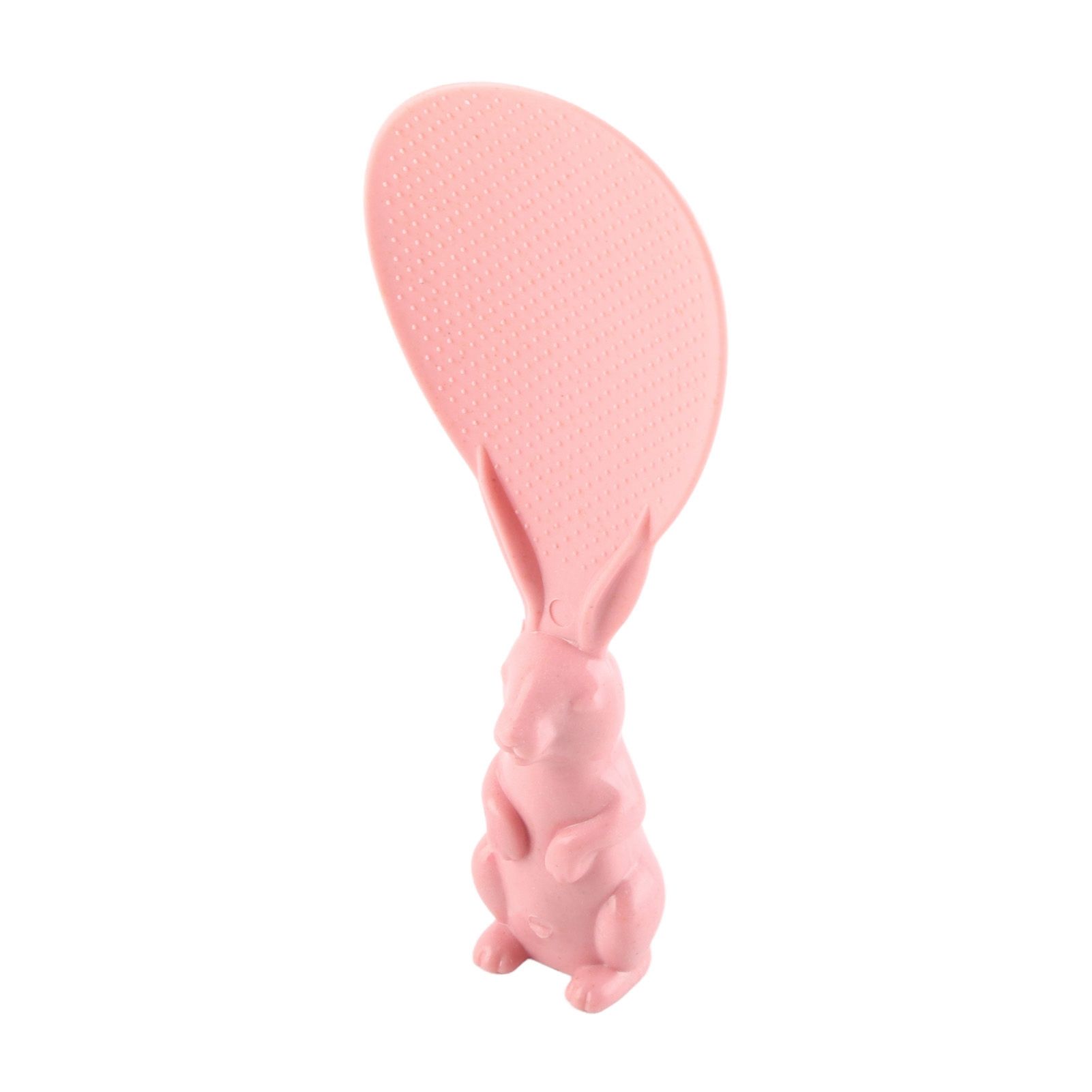 Bunny Shape Standable Rice Scooper Nonstick Rabbit Rice Paddle Rice Spoon Stand Up Serving Rice Shovel Pink - Image 3