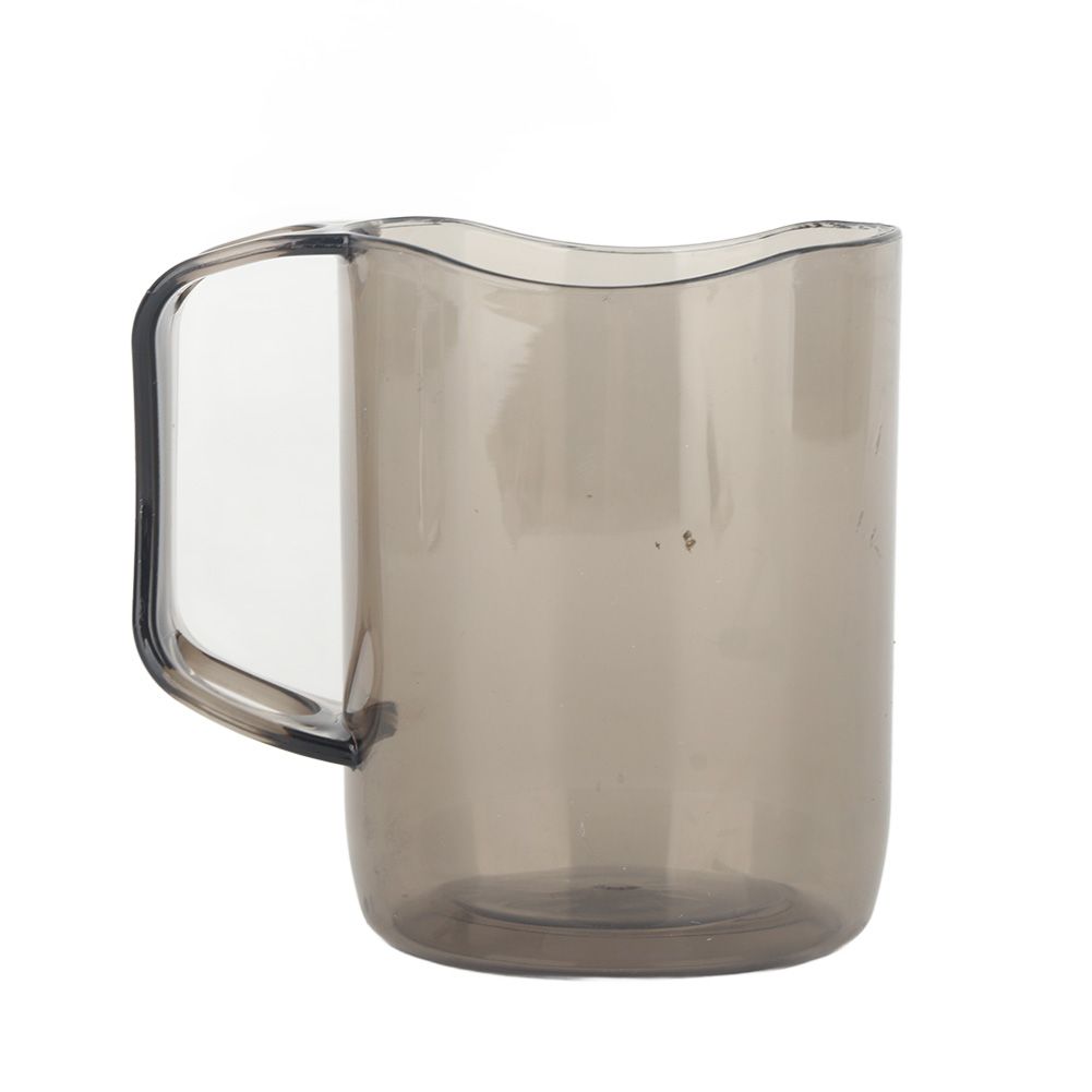 Toothbrush Holder Cup Transparent Multipurpose Lightweight Plastic Reusable Drinking Cups for Bathroom - Image 1