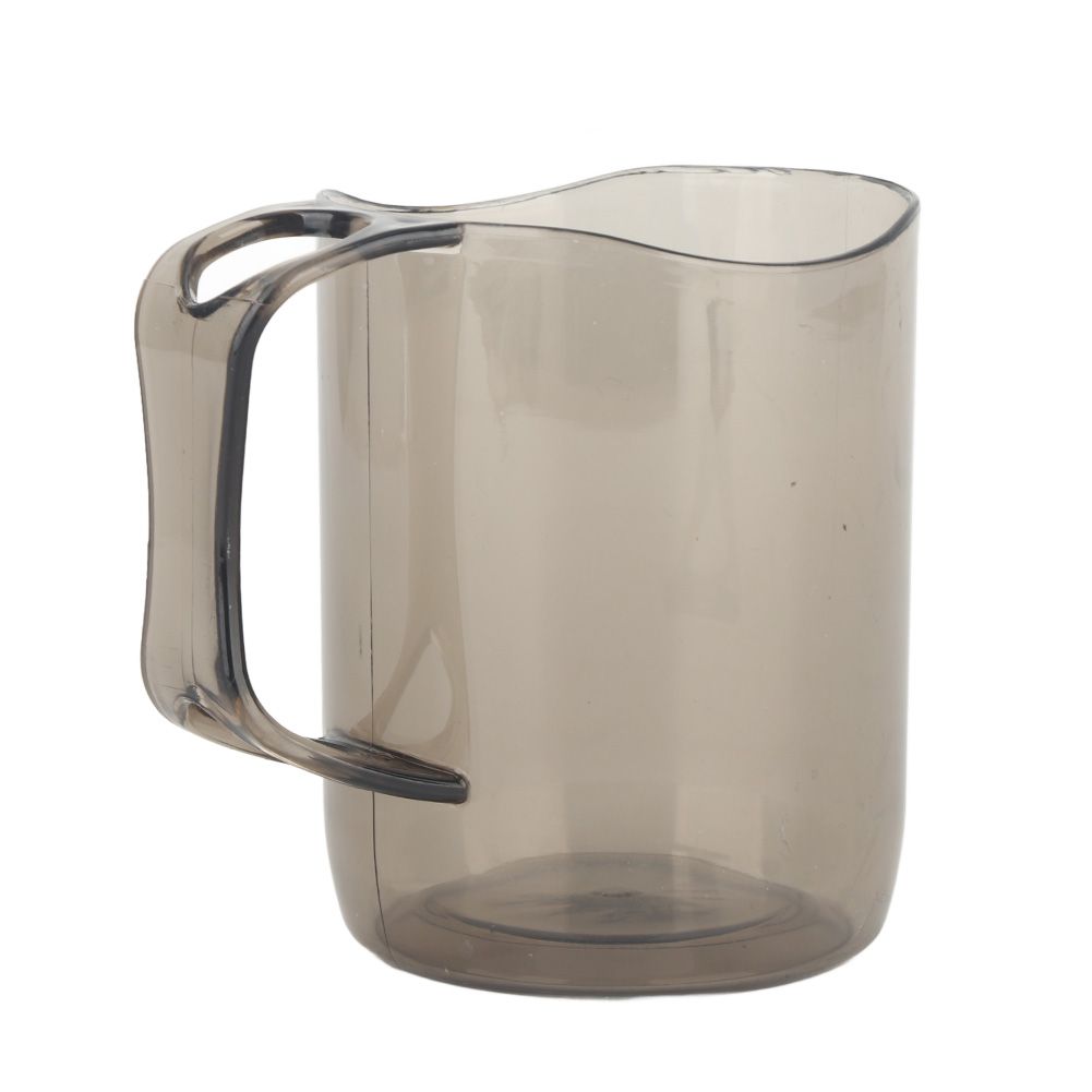 Toothbrush Holder Cup Transparent Multipurpose Lightweight Plastic Reusable Drinking Cups for Bathroom - Image 2