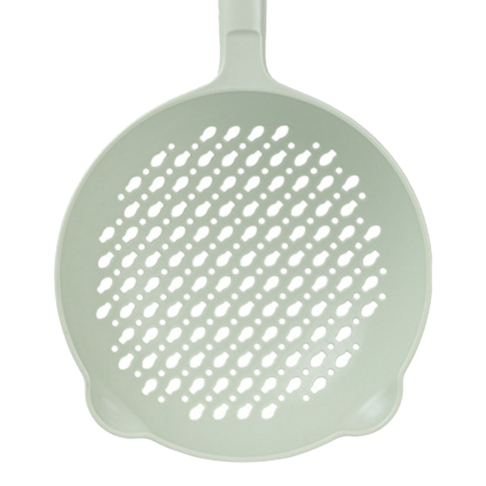 Ladle Fine Mesh Strainer Durable Nylon PVC Handle Heat Resistant Large Capacity Versatile Spoon Ladle for Kitchen Green - Image 7