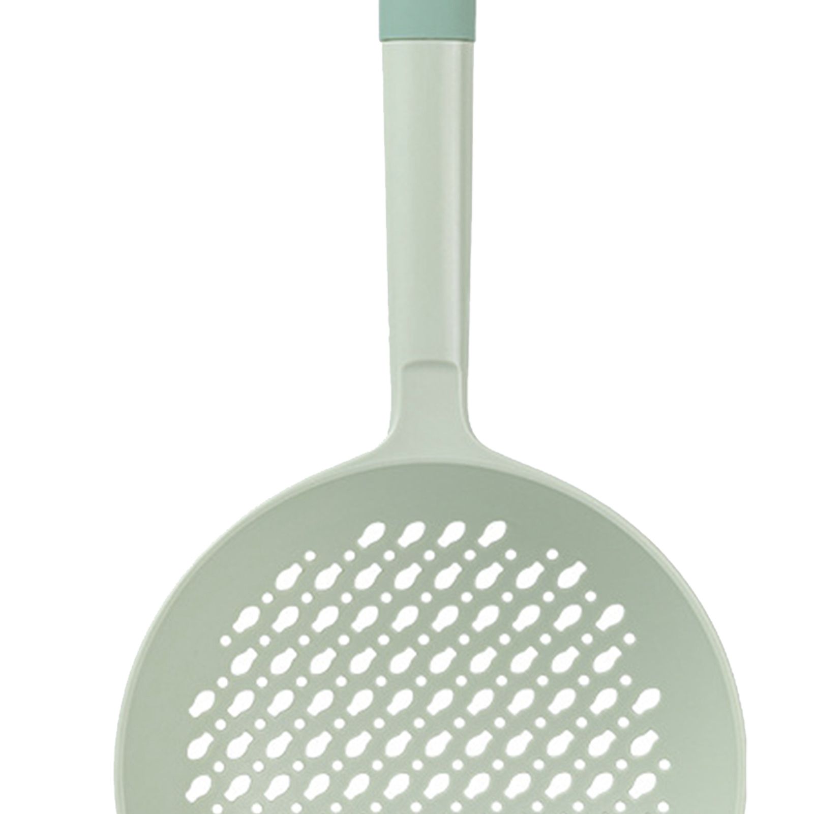Ladle Fine Mesh Strainer Durable Nylon PVC Handle Heat Resistant Large Capacity Versatile Spoon Ladle for Kitchen Green - Image 8