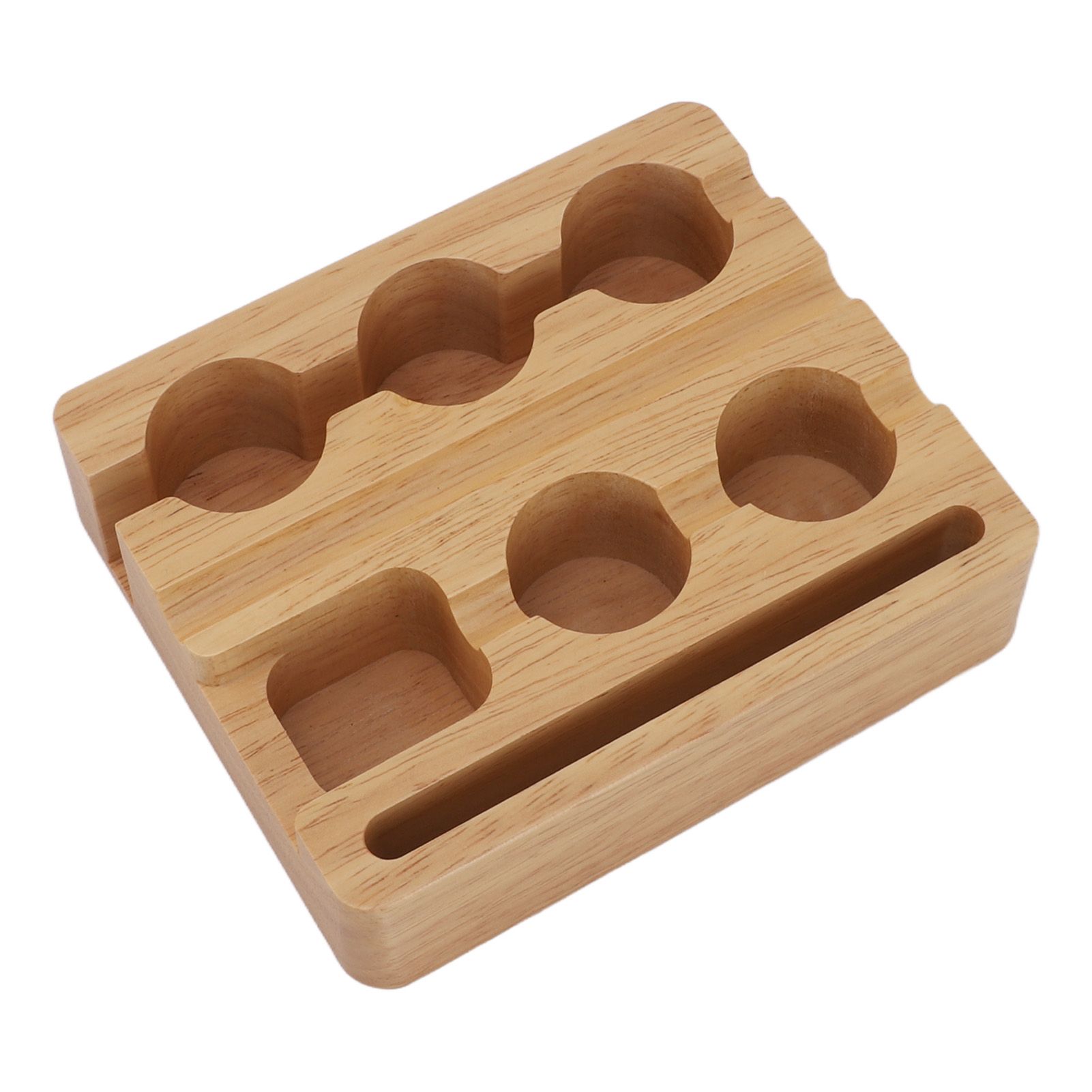 Reusable Coffee Capsule Refill Kit 60PCS 37mm Aluminum Foil Seals Lid with Wooden Holder Brush Spoon for Nespresso Original Coffee Pods - Image 5